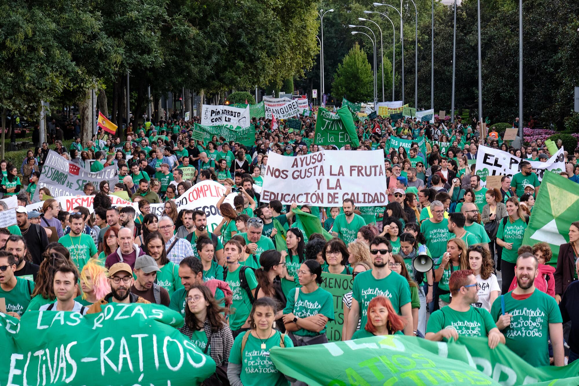 Manifestación Menos lectivas 25 septiembre 2024 - 4