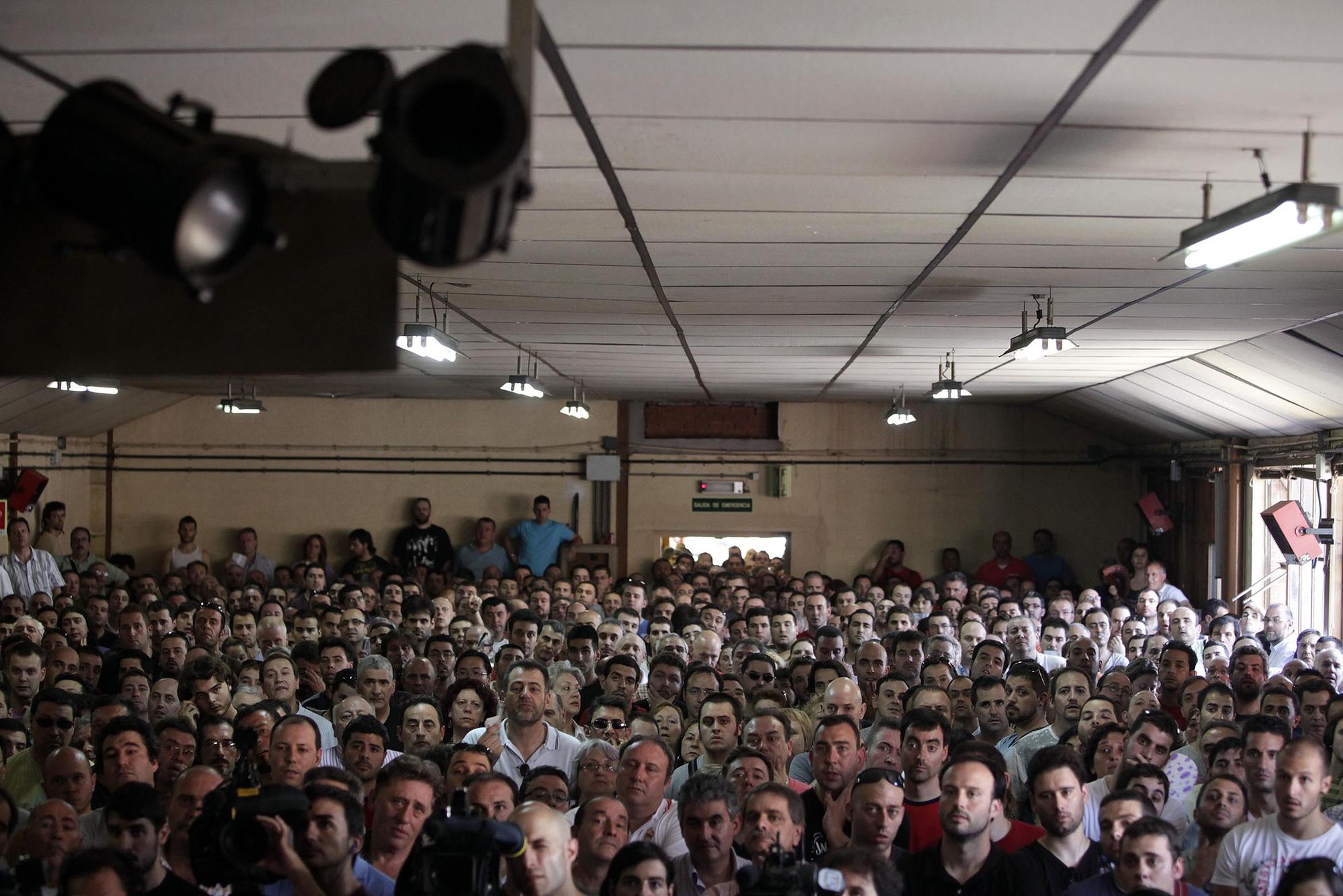 Asamblea de los conductores de Metro