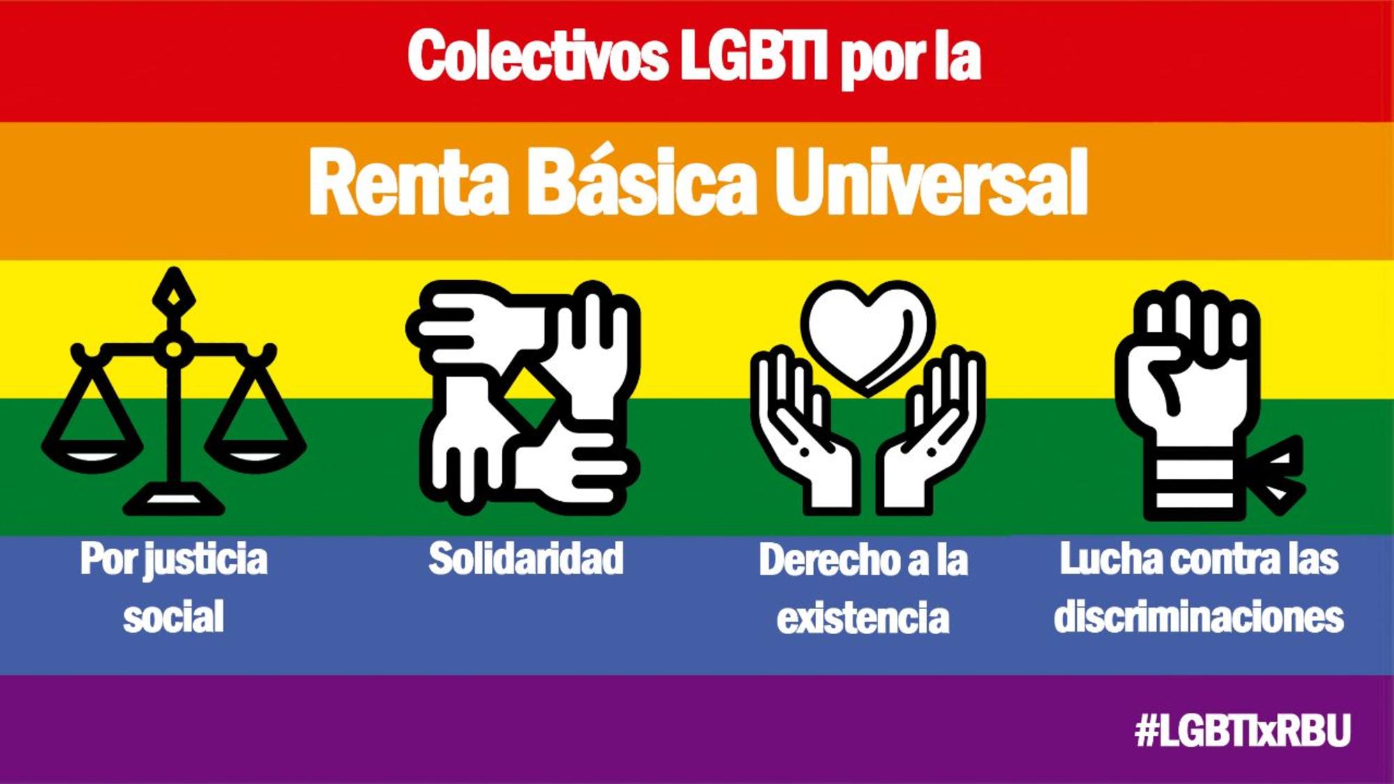 Colectivos LGTBI por la Renta Básica Universal