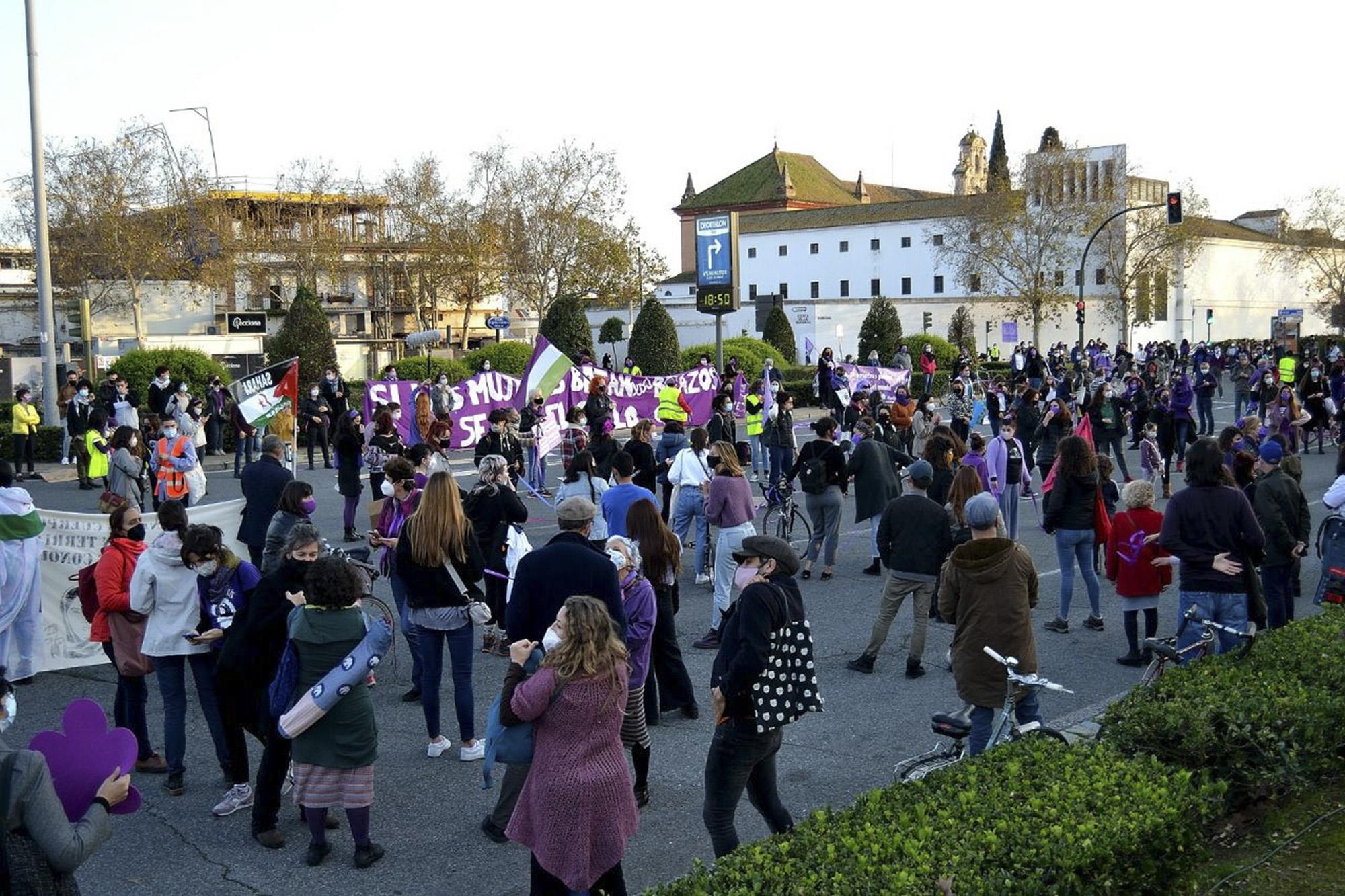 Manifestaciones y concentraciones en Andalucía por motivo del 8M - 26