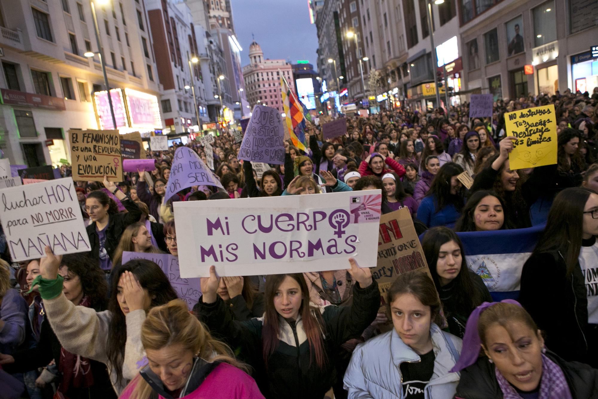 Manifestación del 8 de marzo en Madrid - 14