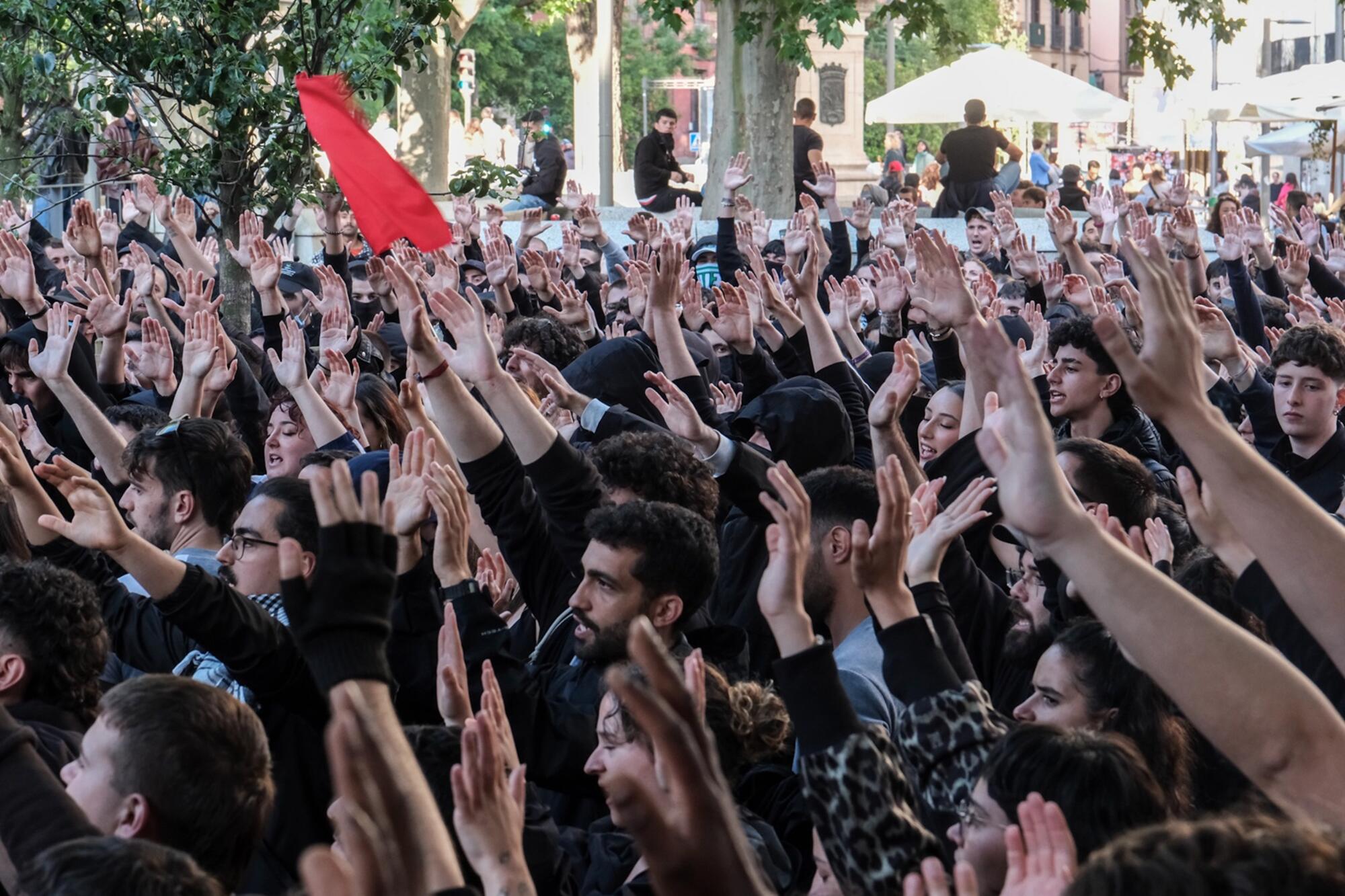 Concentración antifascista Lavapiés en protesta por manifestación de Falange - 5