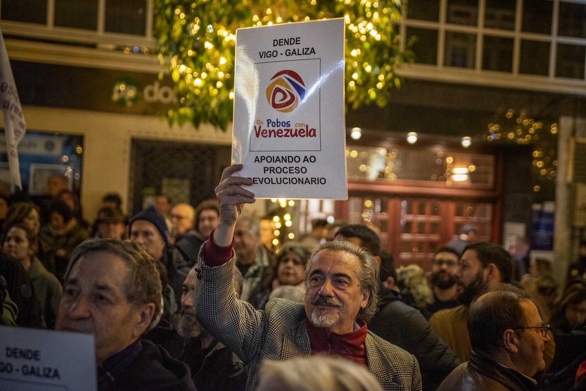 Manifestación por Venezuela Vigo 3/01/26 - 6
