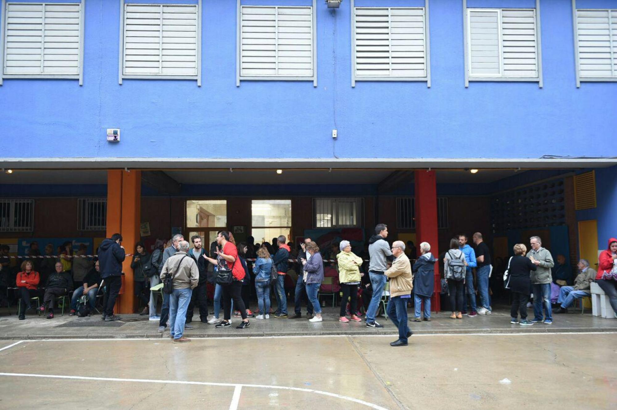 Colegio electoral Antonio Brusi en Barcelona