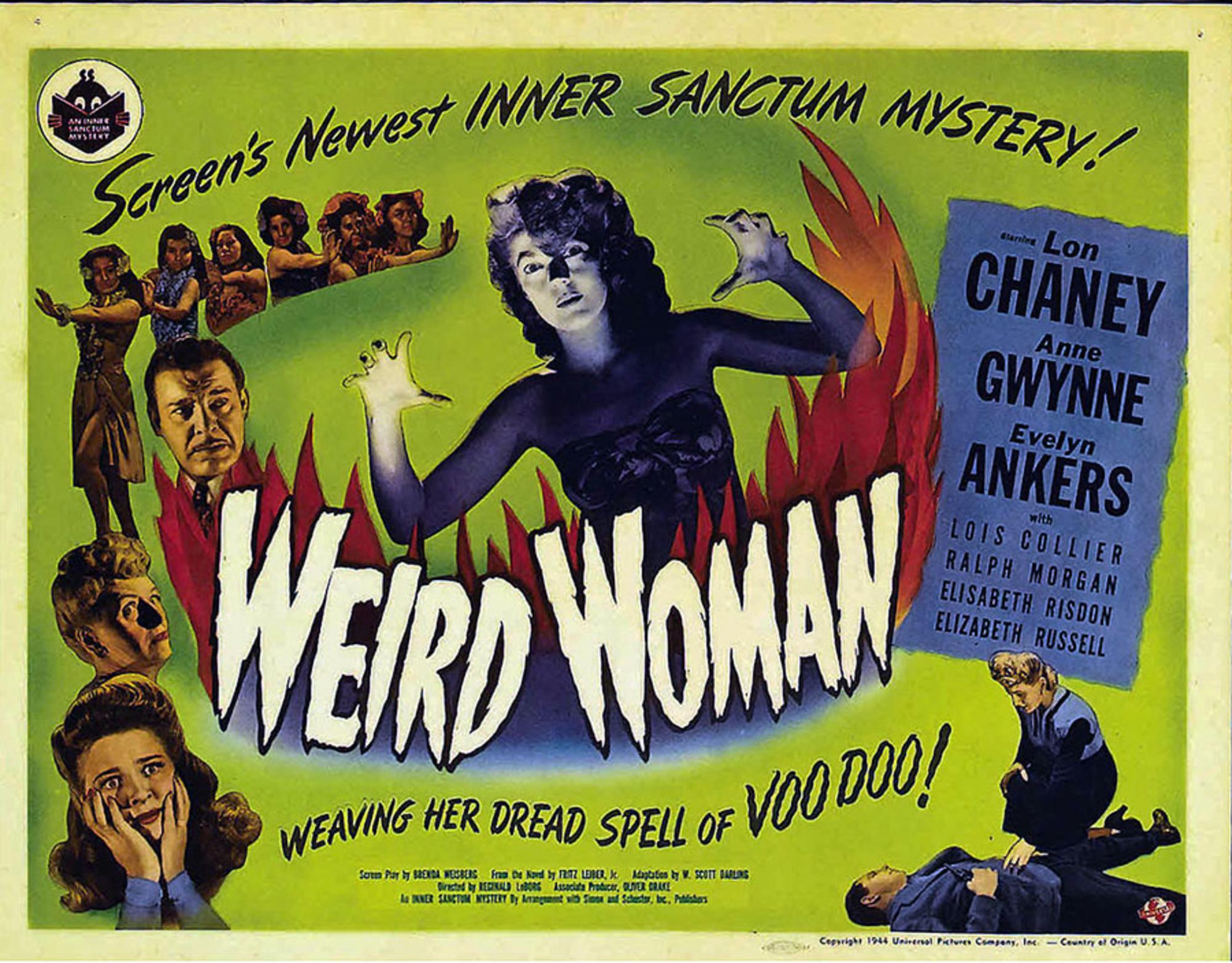 ‘Weird Woman’ (1944), segunda entrega de los ‘Inner Sanctum Mysteries’ cinematográficos
