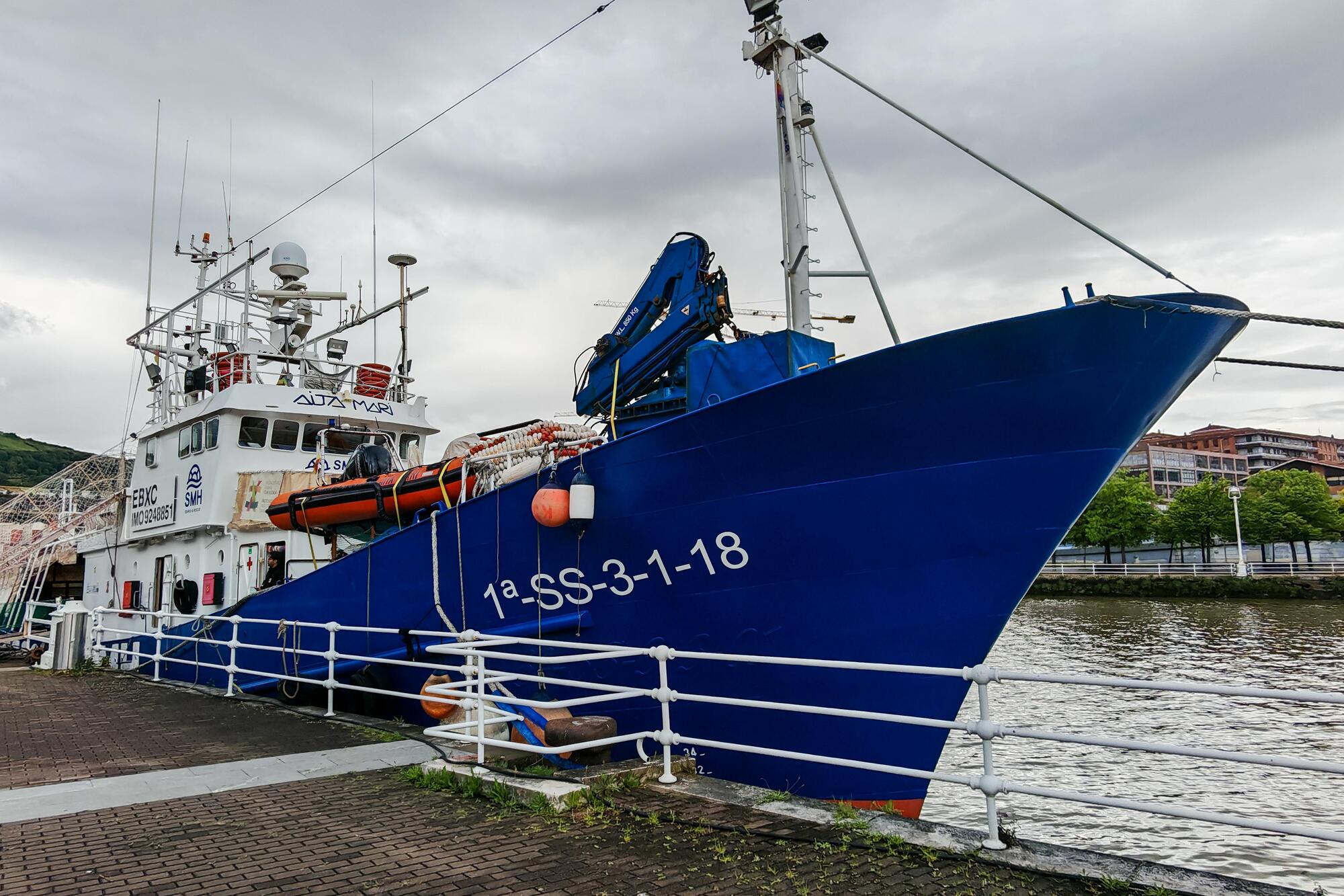 El barco de Aita Mari toma su nombre de un célebre pescador de Getaria que dedicó parte de su vida a rescatar náufragos