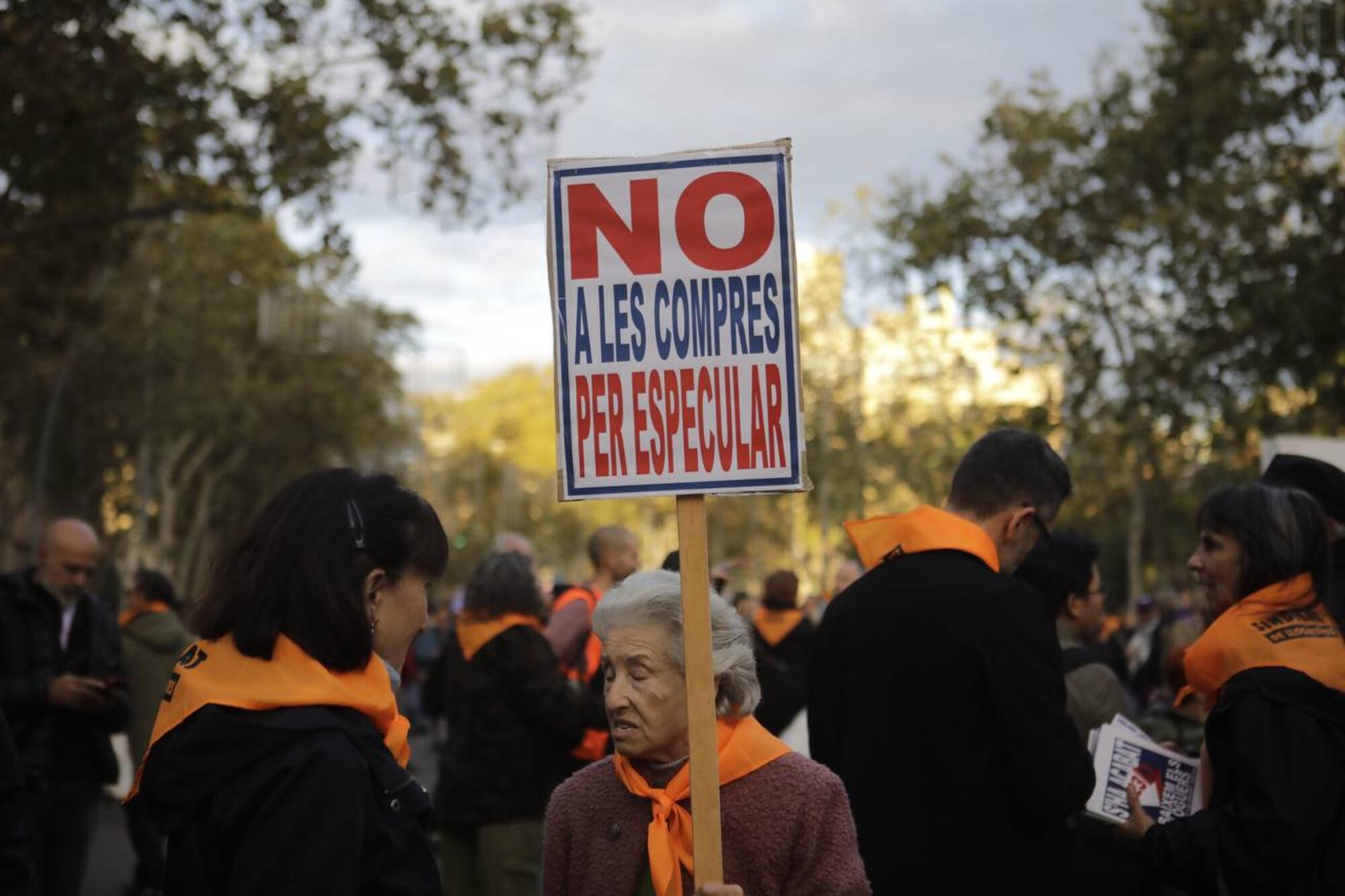 manifestación alquiler vivienda barcelona 23N