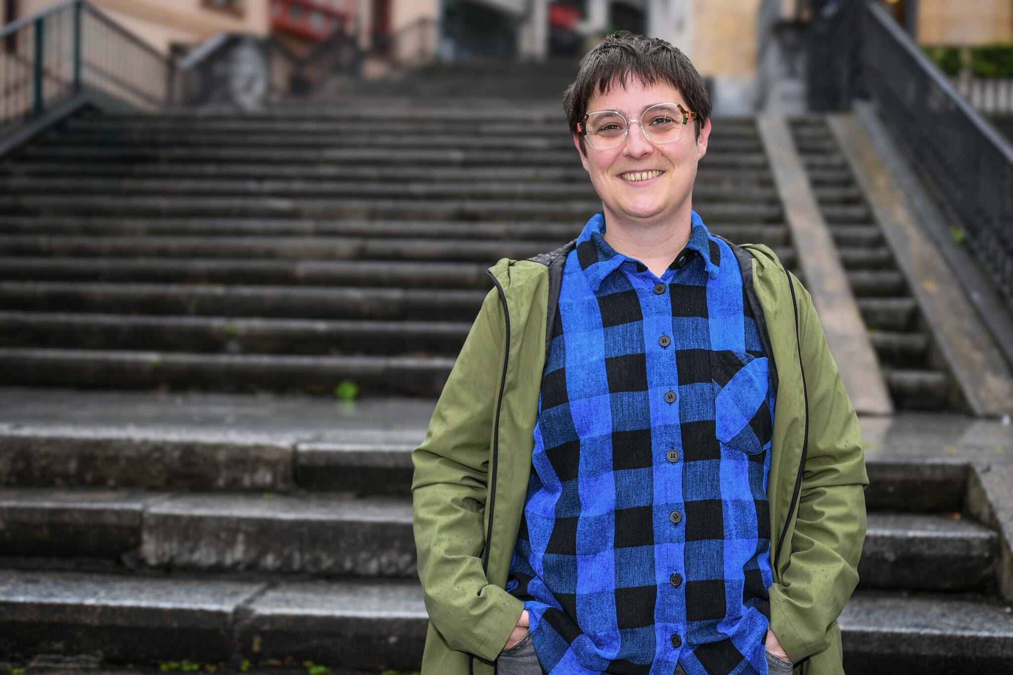 Andrea Momoitio en Bilbao libro 'Farsante'