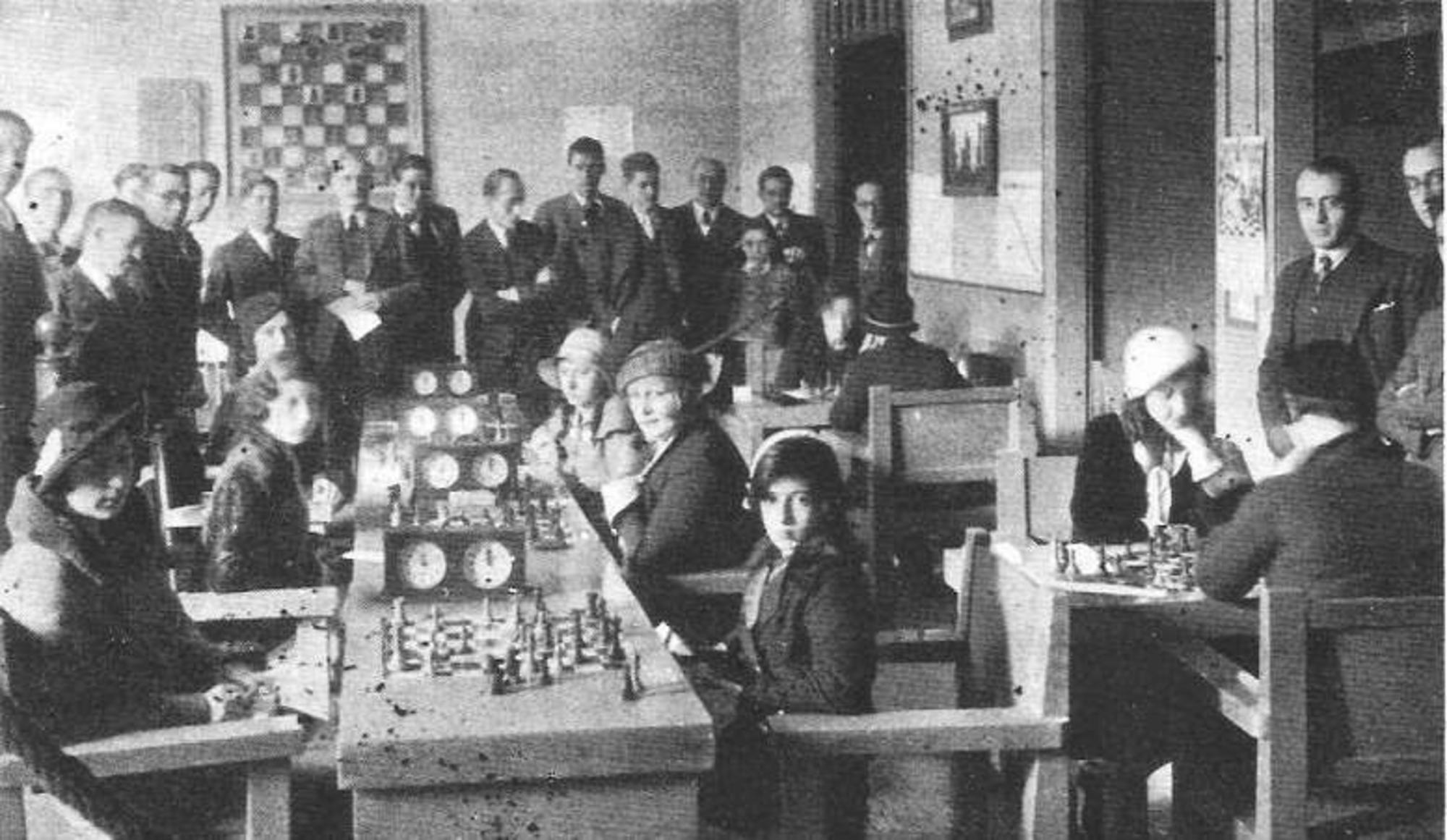 Primer campeonato ajedrez Barcelona