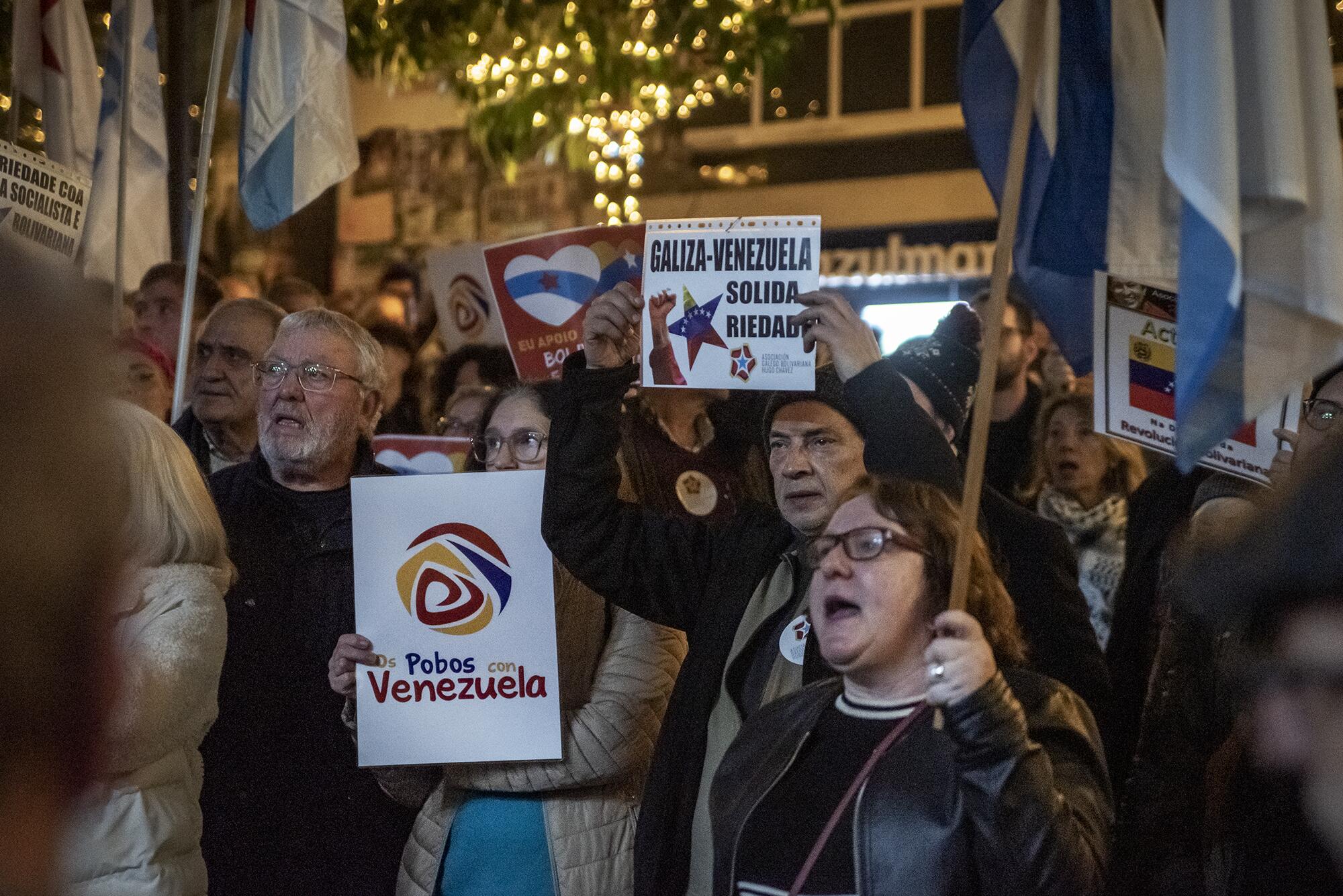 Manifestación por Venezuela Vigo 3/01/26 - 8
