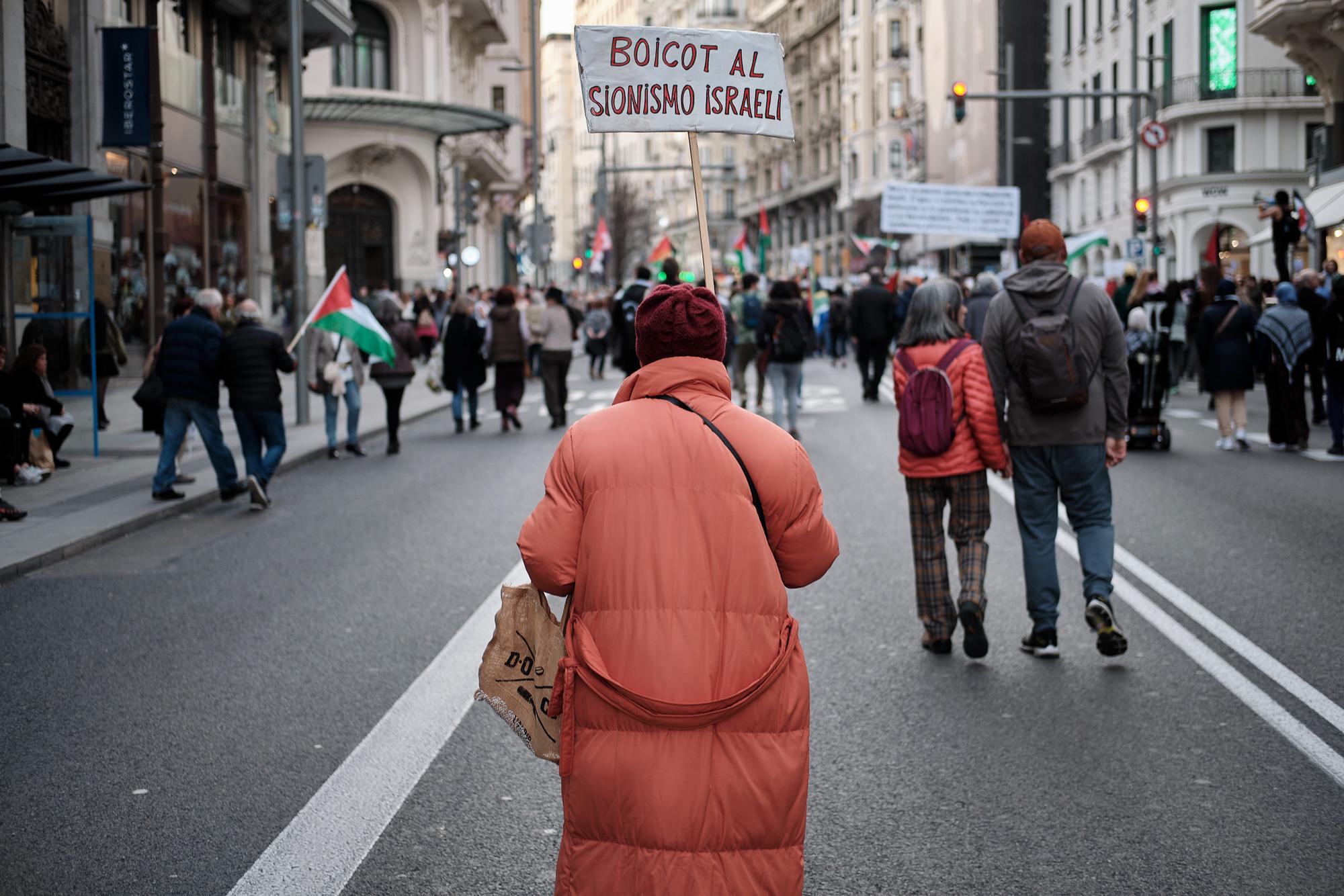 Marcha Madrid Palestina 27 - 8