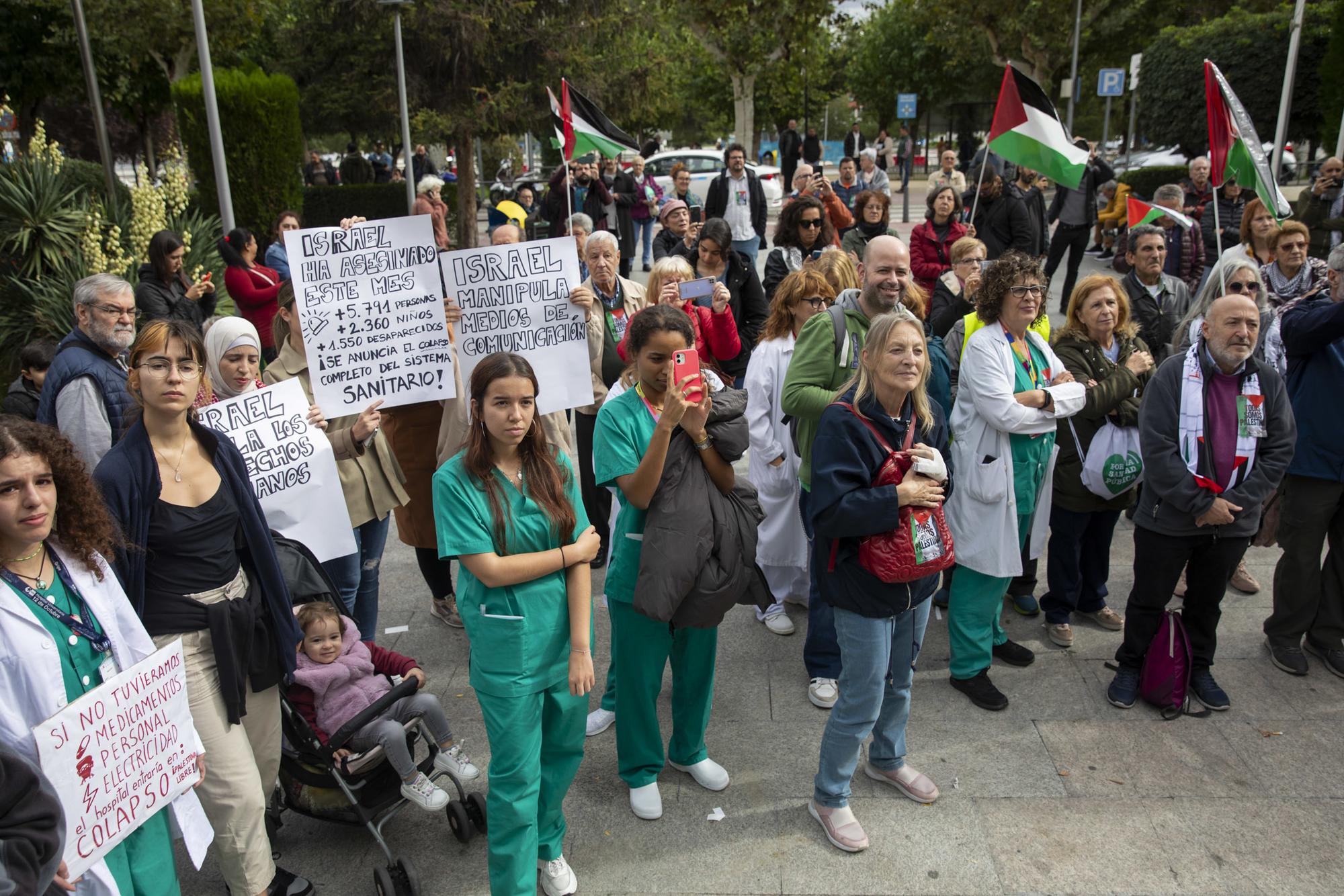 Concentración Palestina Hospital 12 Octubre - 5