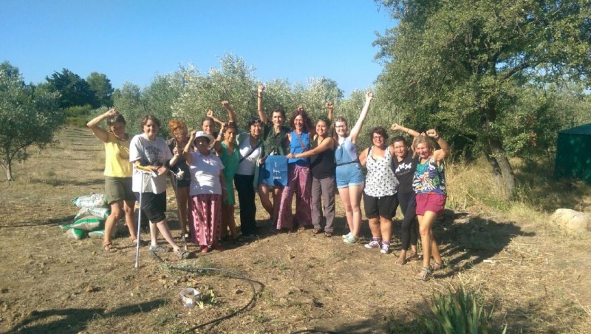 Activistas antinucleares en Narbona, agosto de 2018.