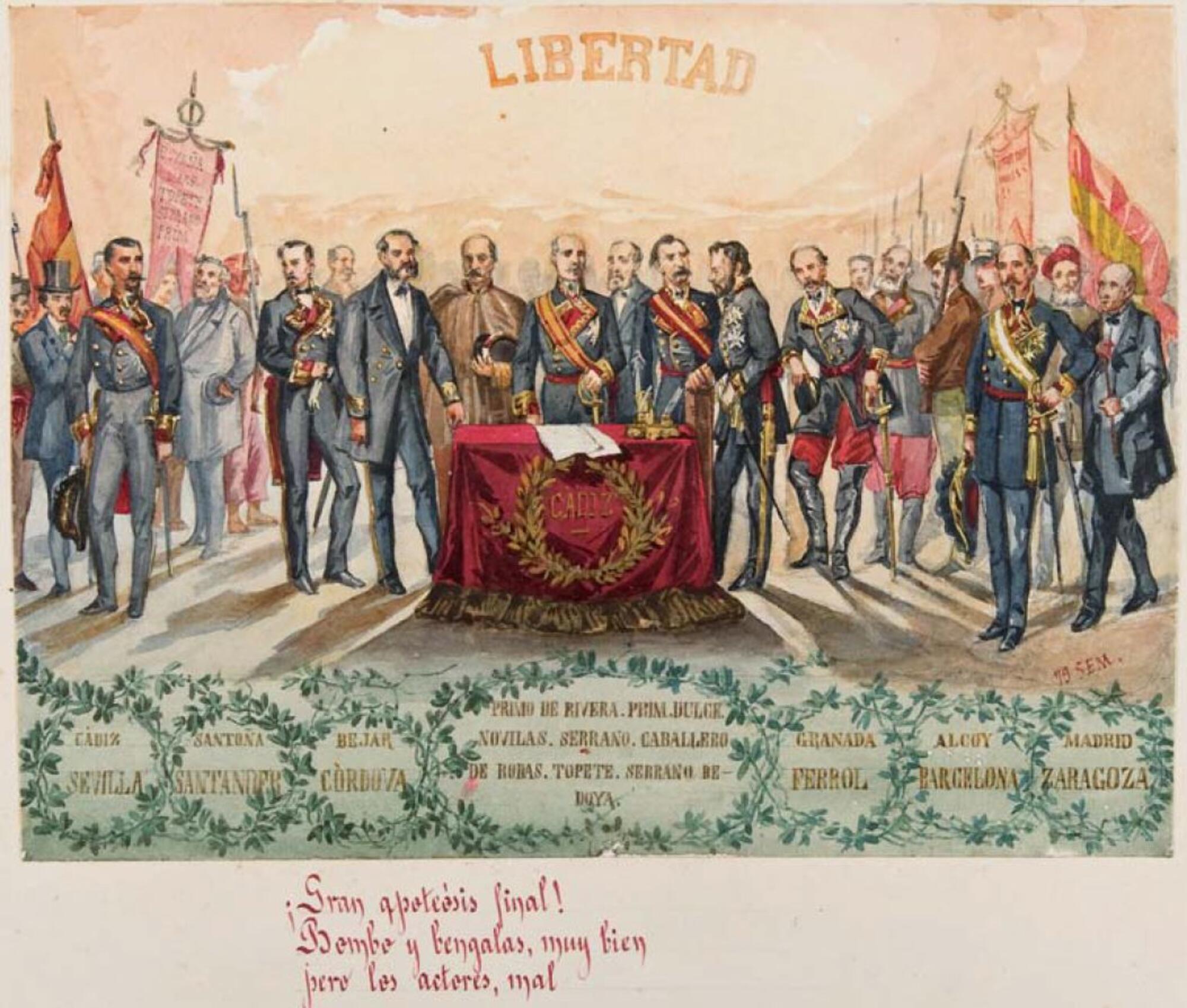 Los borbones en pelota, Acuarela 79