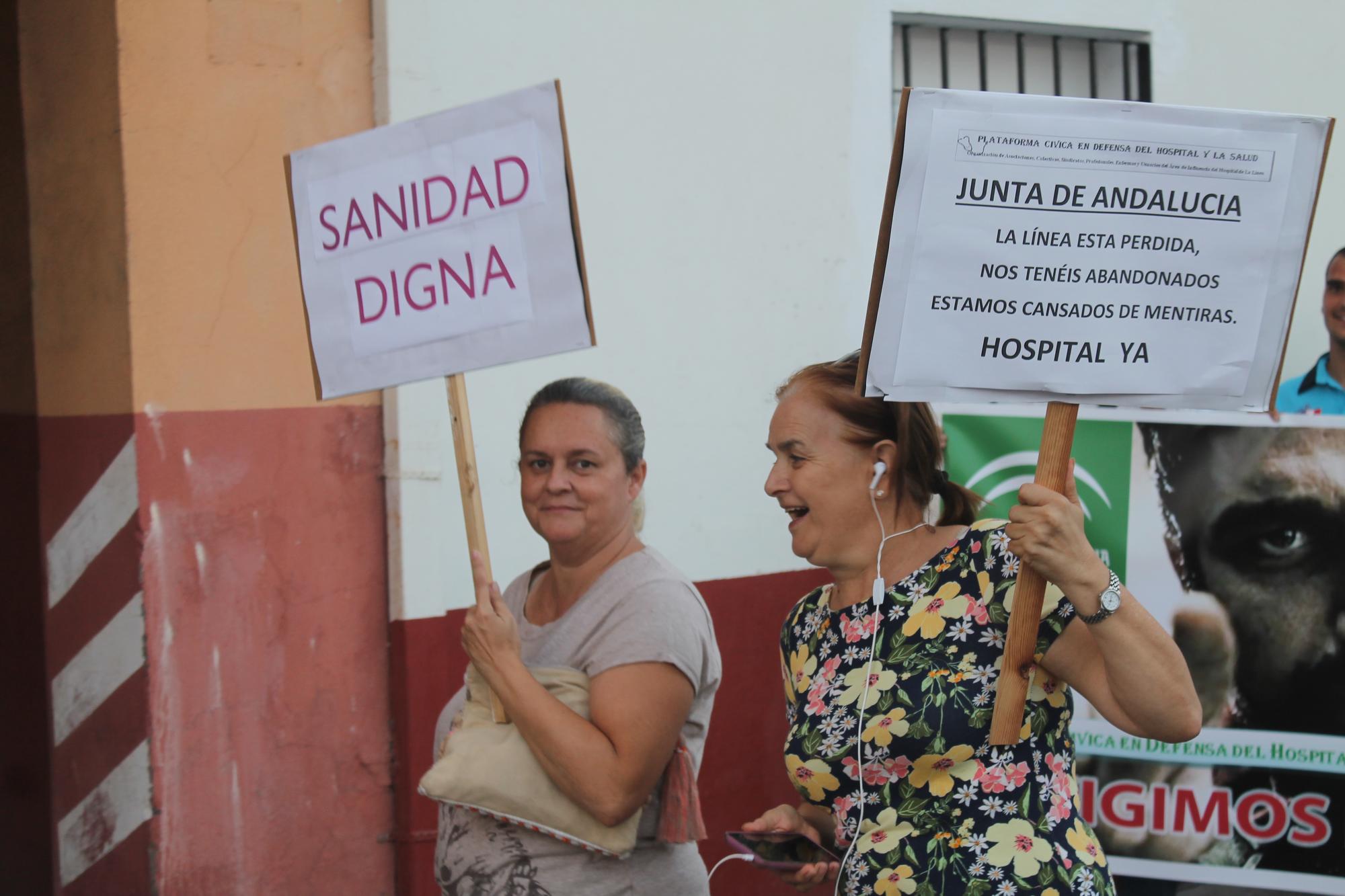 Protesta sanidad La Linea