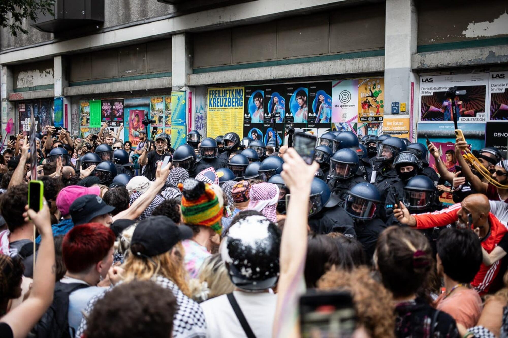 Protestas por el apoyo alemán a Israel 1