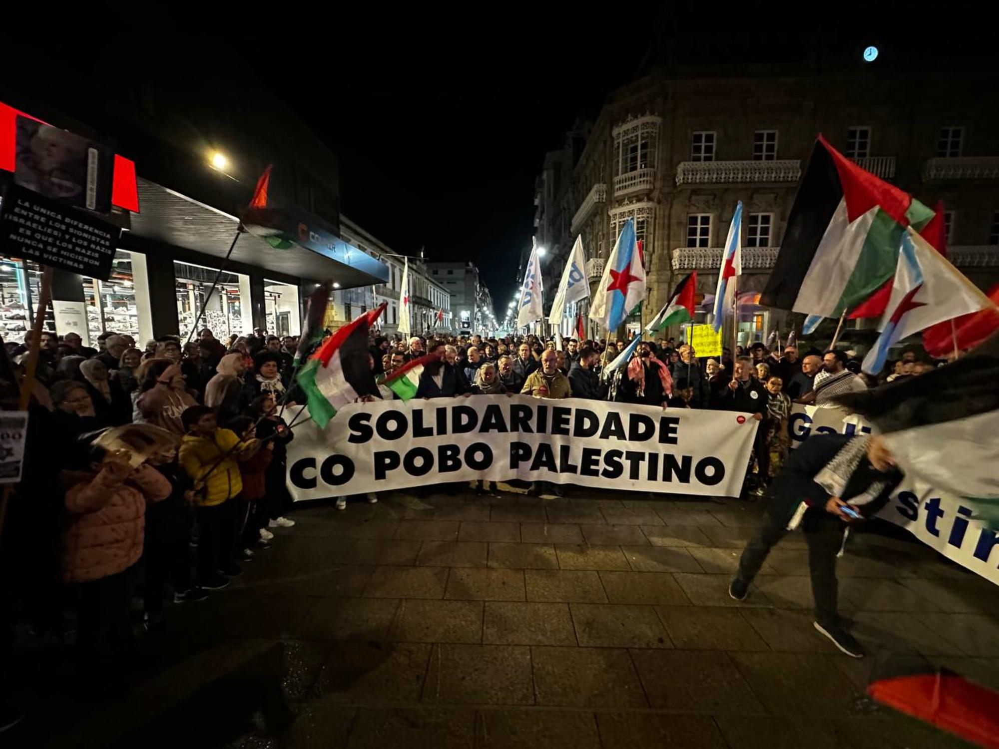 Manifestación palestina galiza 6 de novembro - 1