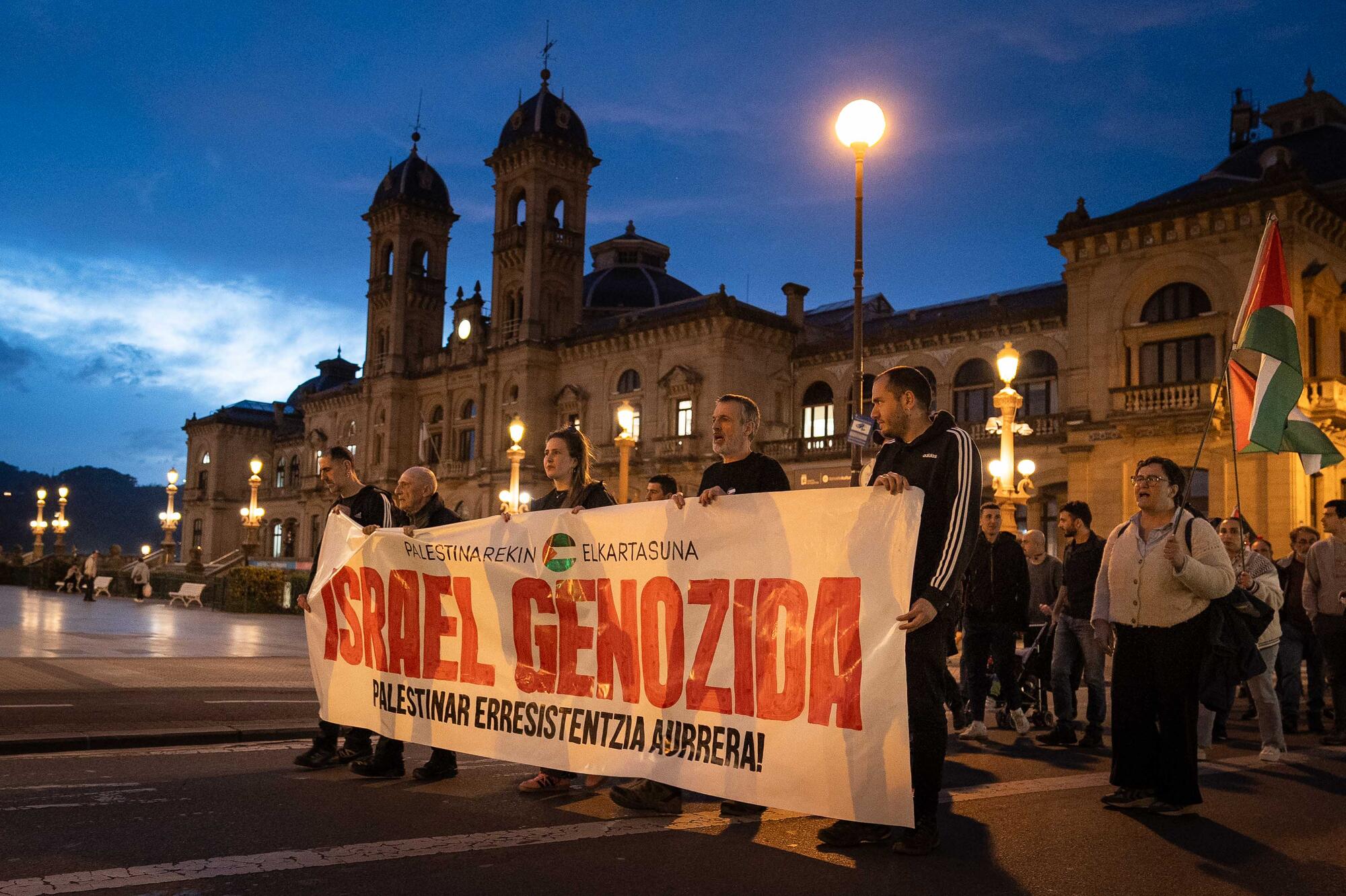 Movilización de Palestinarekin Elkartasuna en Donostia - 1