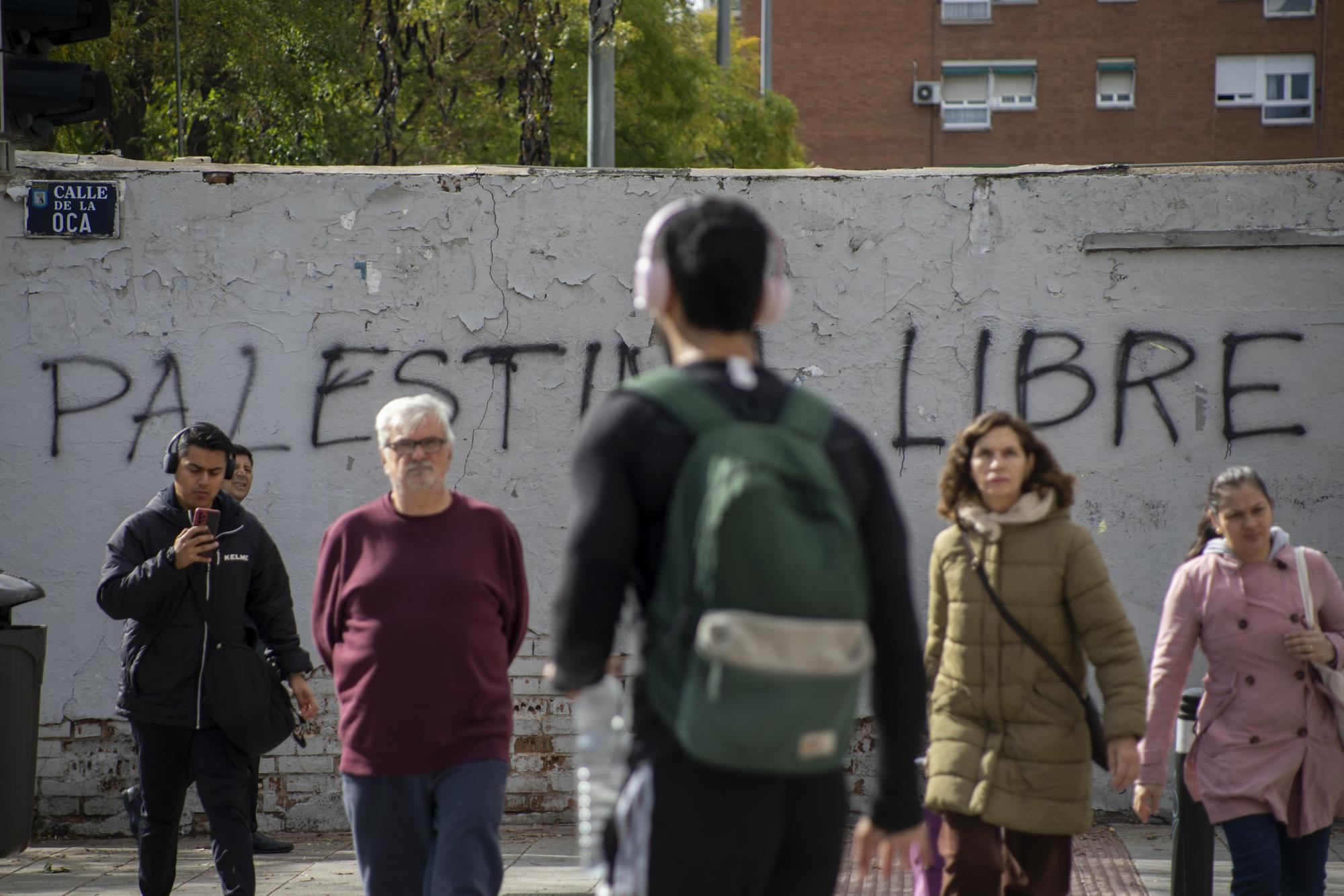 Pintada Palestina Carabanchel