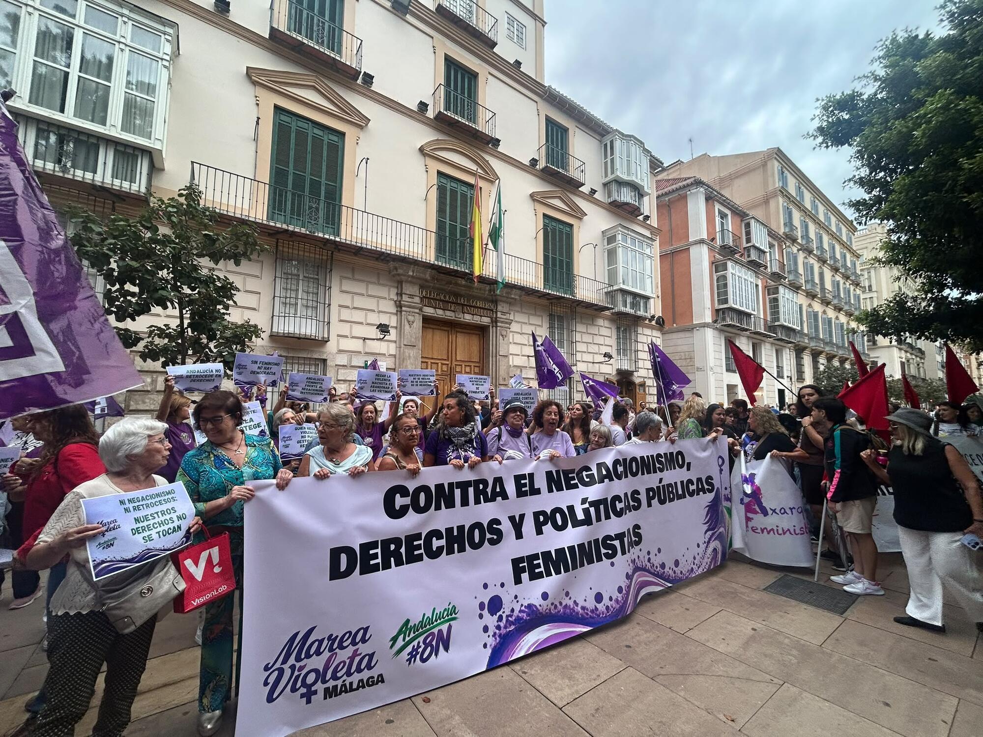 Marea Violeta Andalucía Málaga