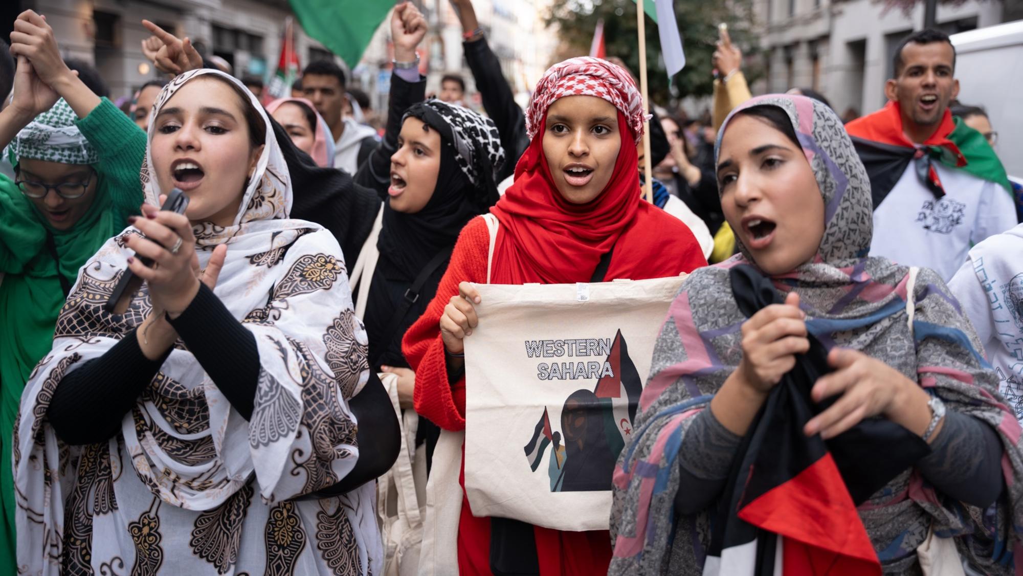 Manifestacion Sahara Occidental - 4