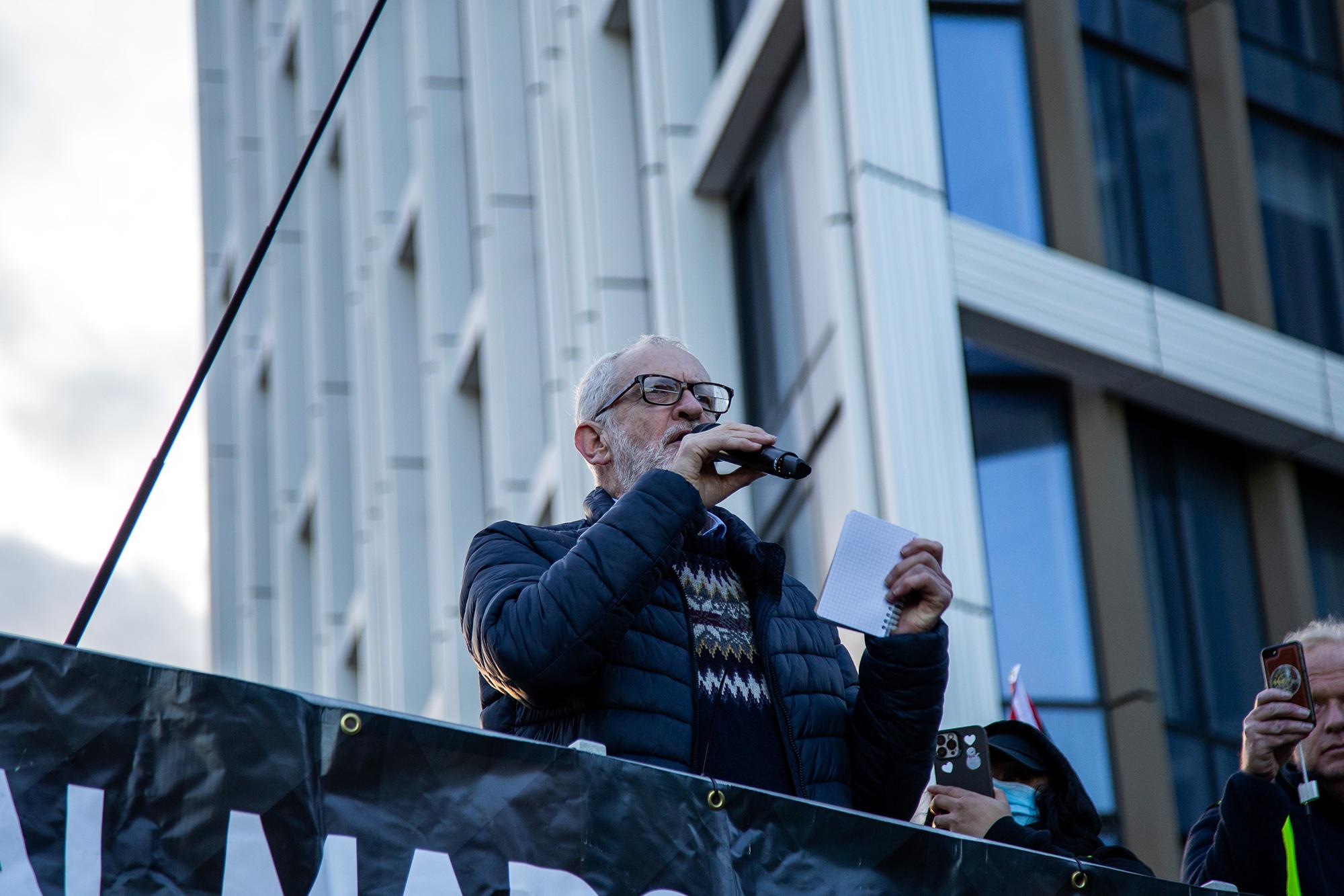 Manifestación Londres Palestina Jeremy Corbyn 02