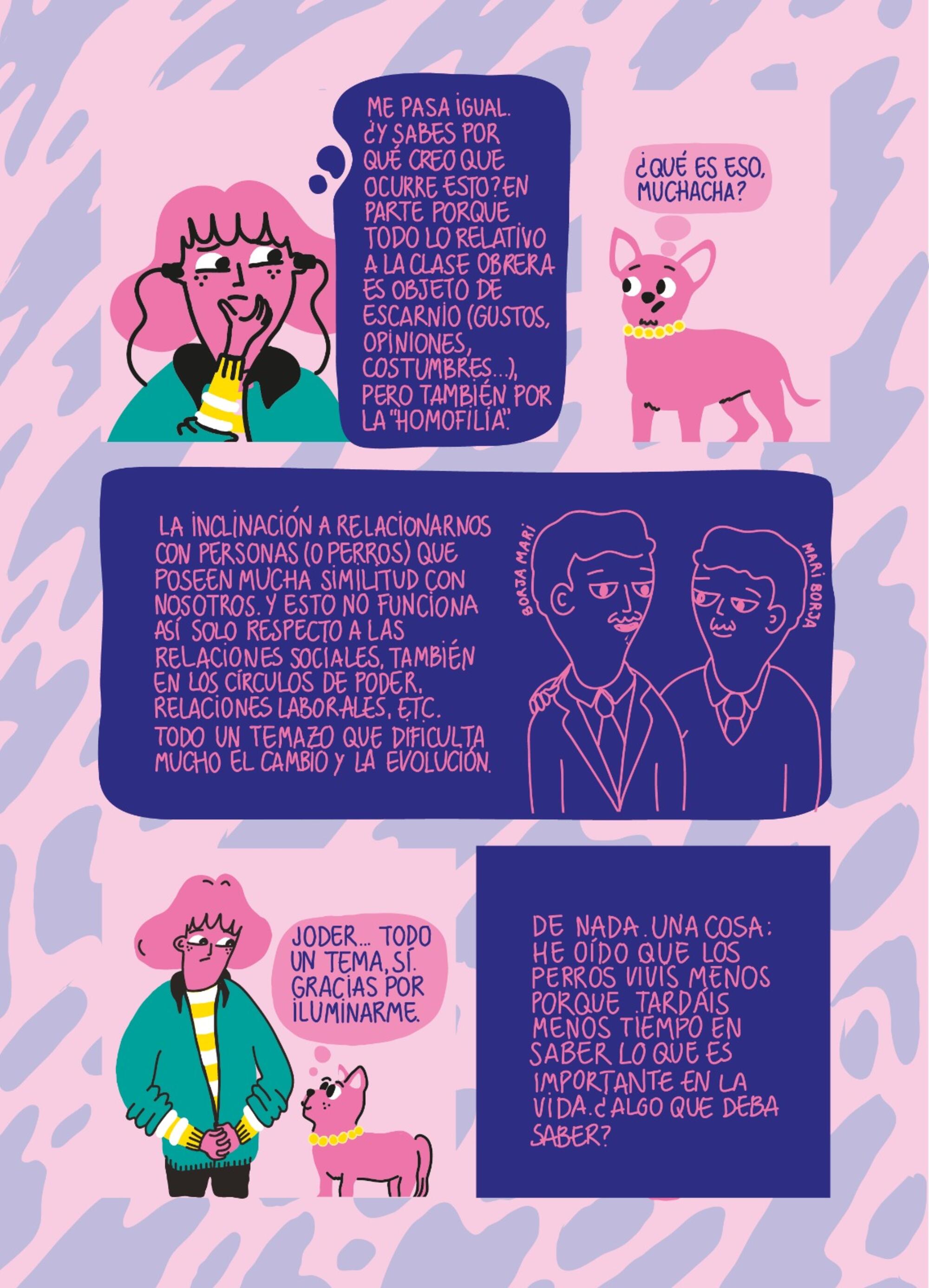 Página del cómic ‘Manos de pobre’, de Silvia Bezos