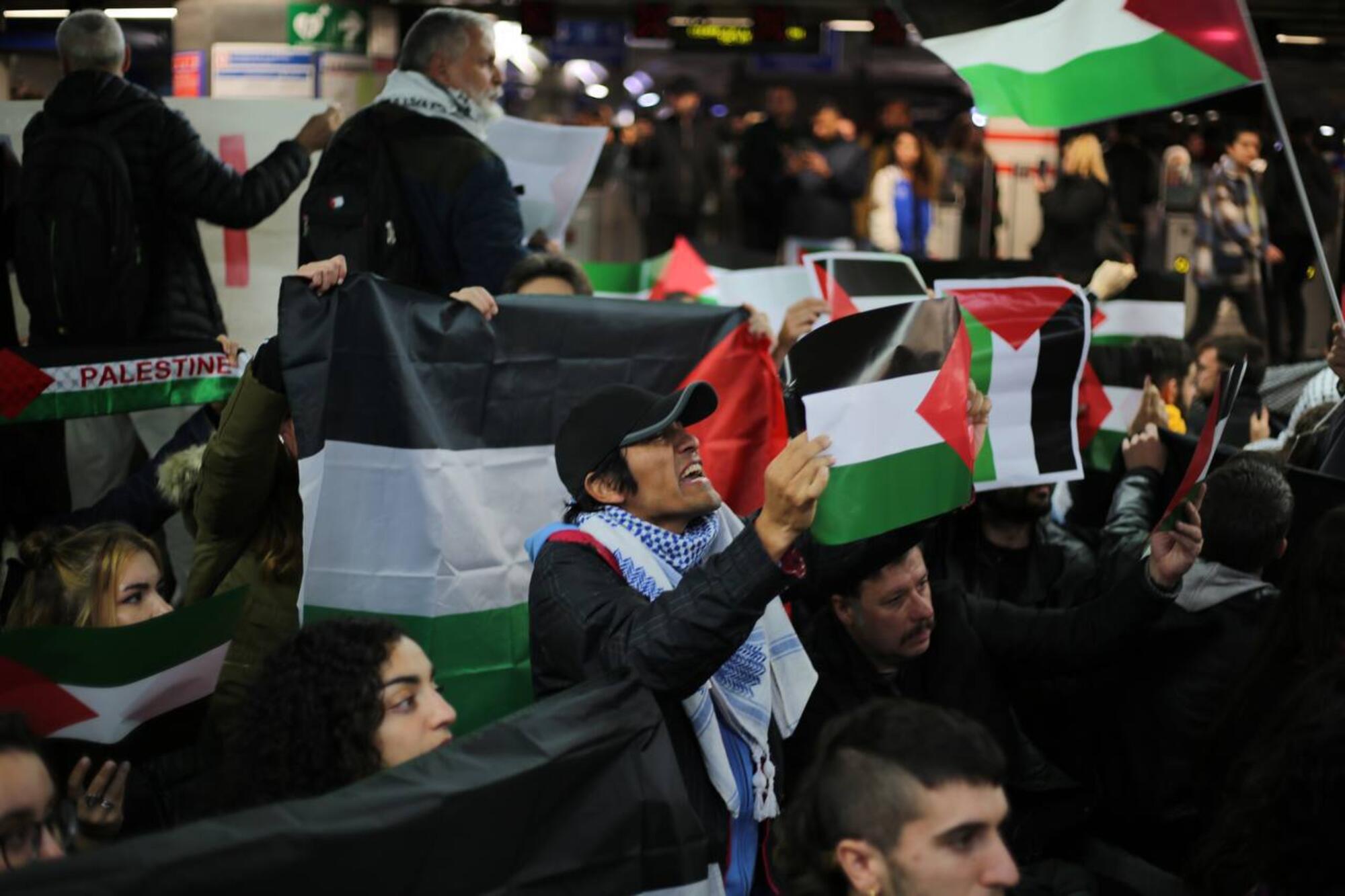 Juan Carlos Saire en el Metro