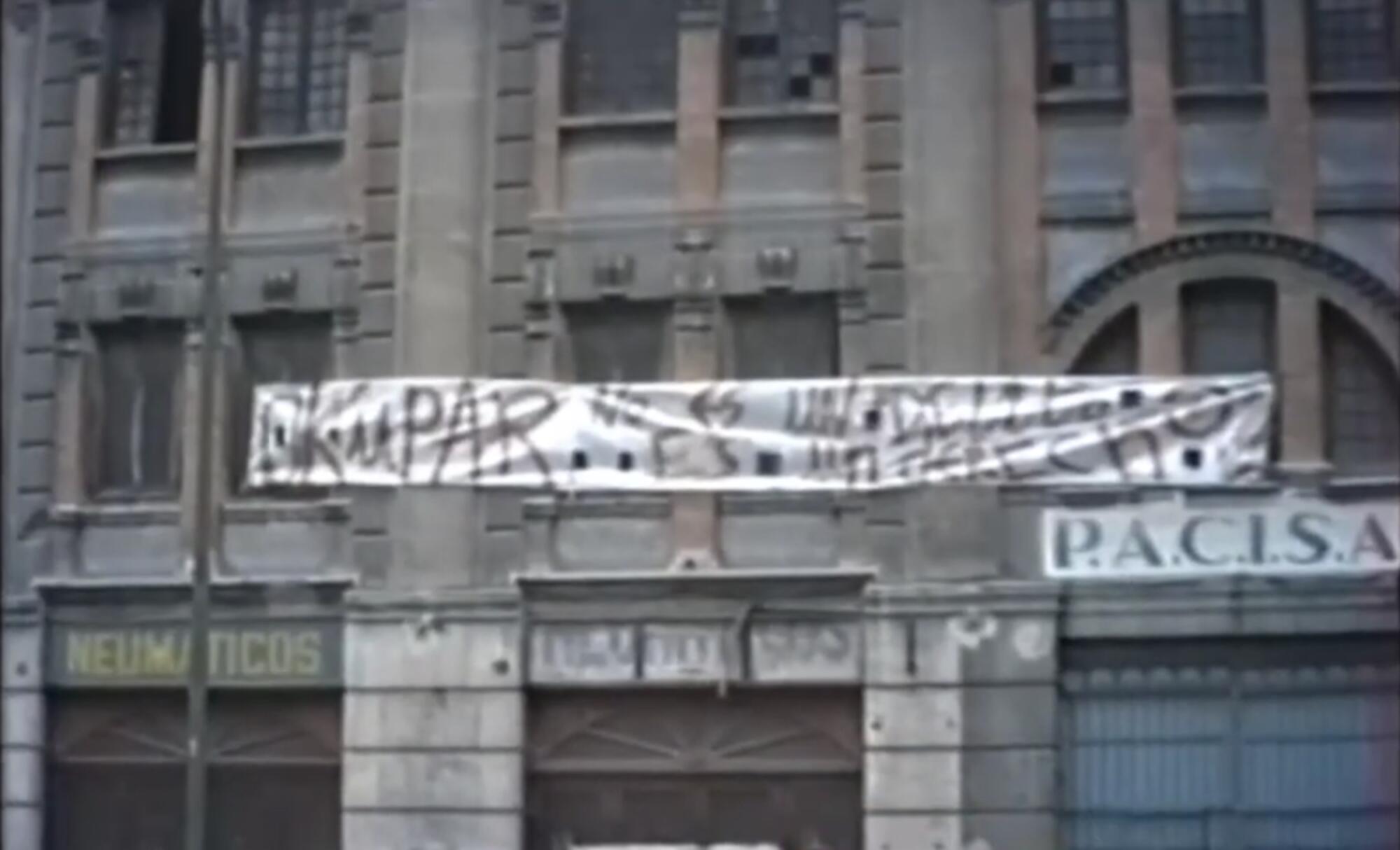 Okupa Pacisa, Ronda de Atocha, 35, Madrid abril de 1987