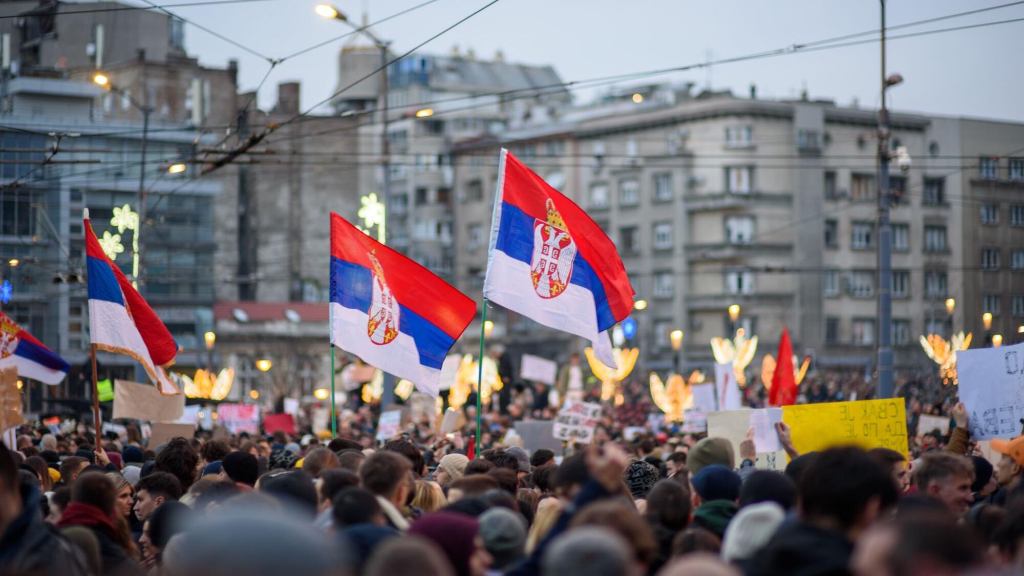 Protesta Serbia