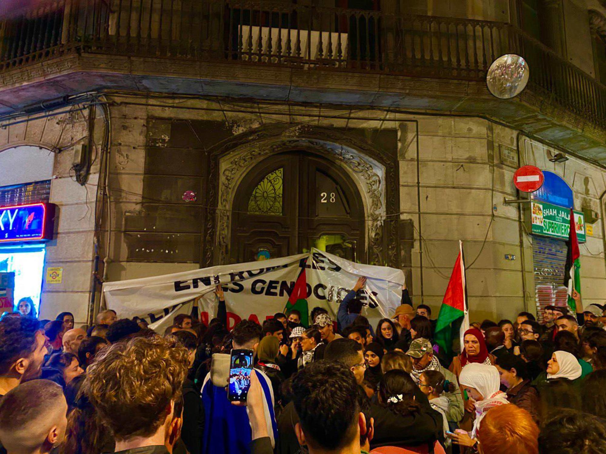 Manifestación Barcelona Ocupación