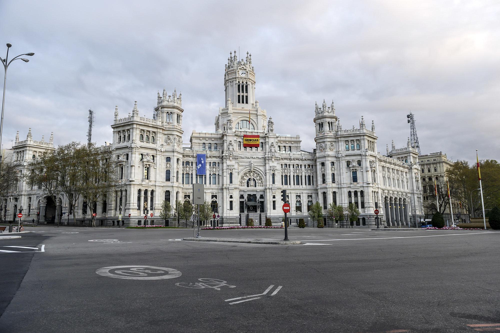 Ayuntamiento de Madrid durante el coronavirus