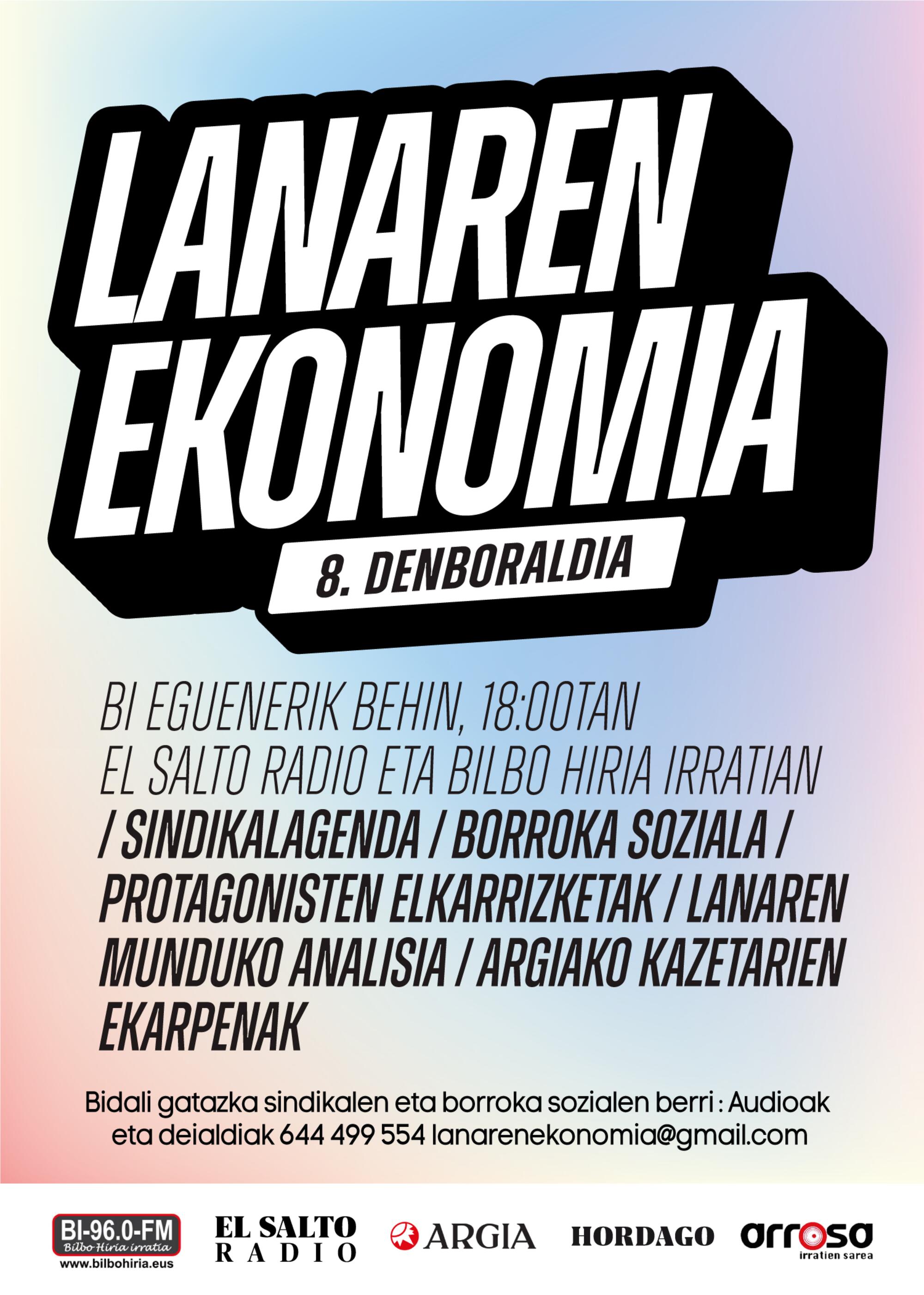 8. Denboraldia kartela Lanaren Ekonomia