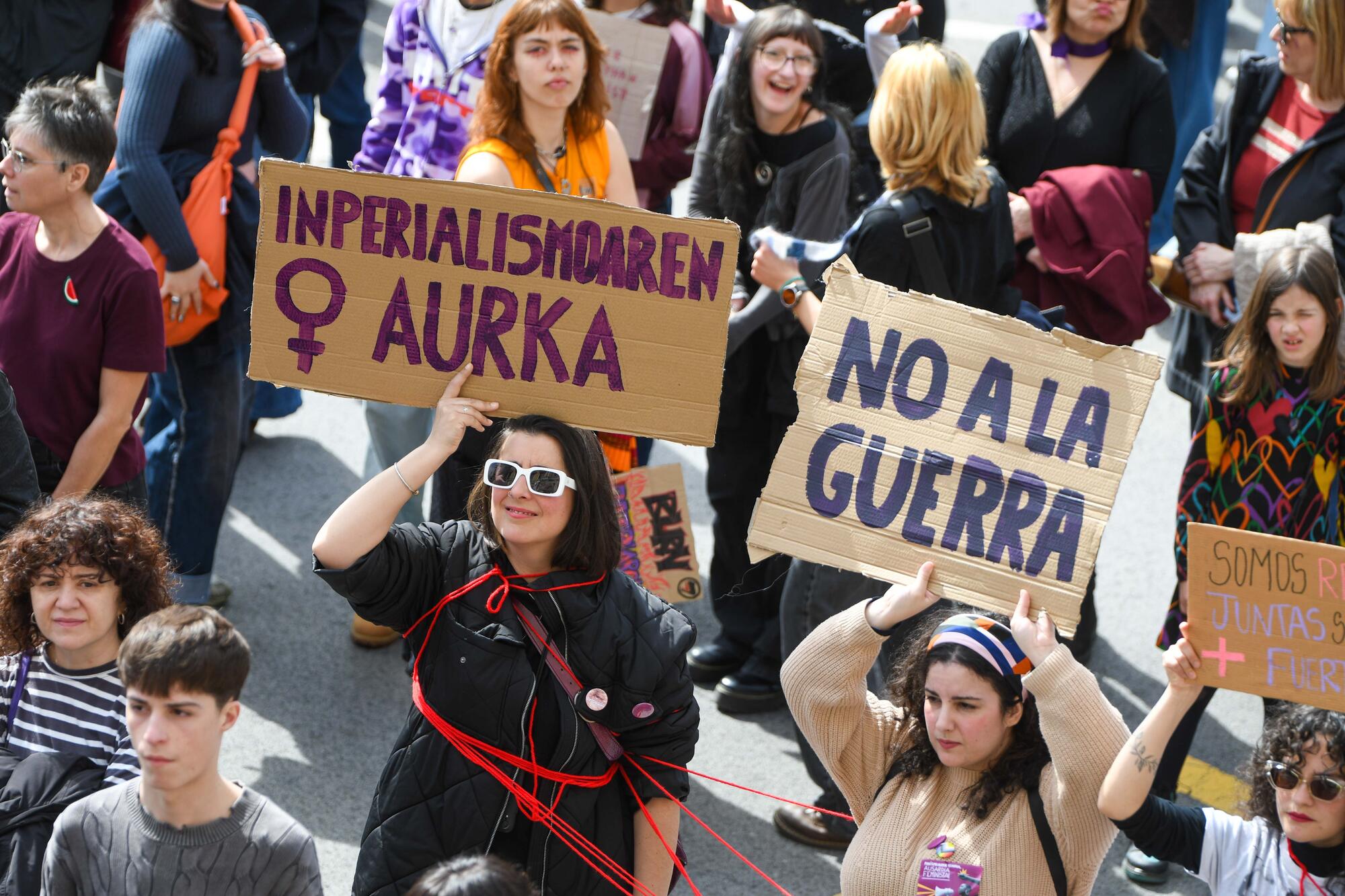 8 de marzo antiimperialista Bilbao y Donostia  - 8