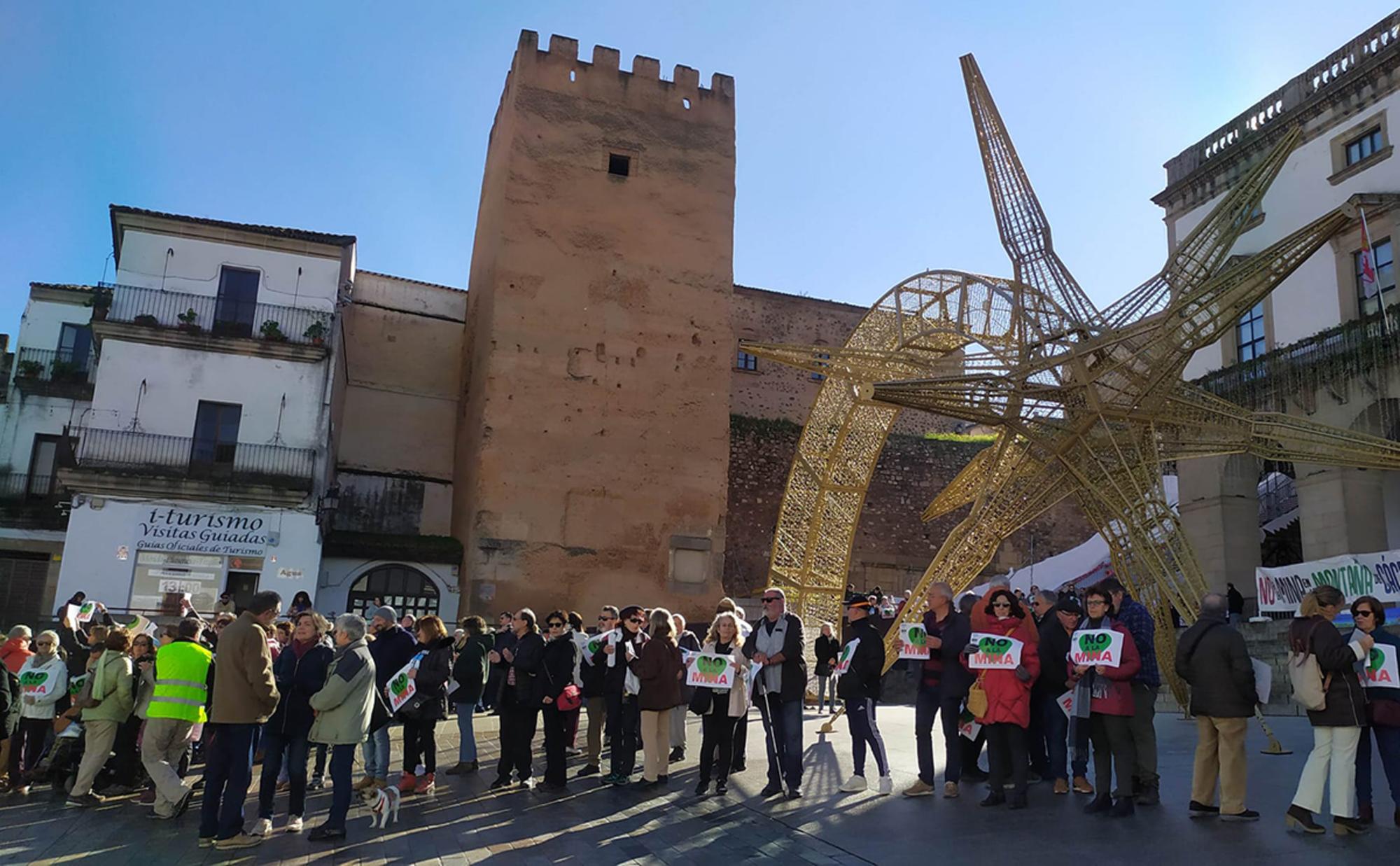 Cadena humana Cáceres diciembre 2023