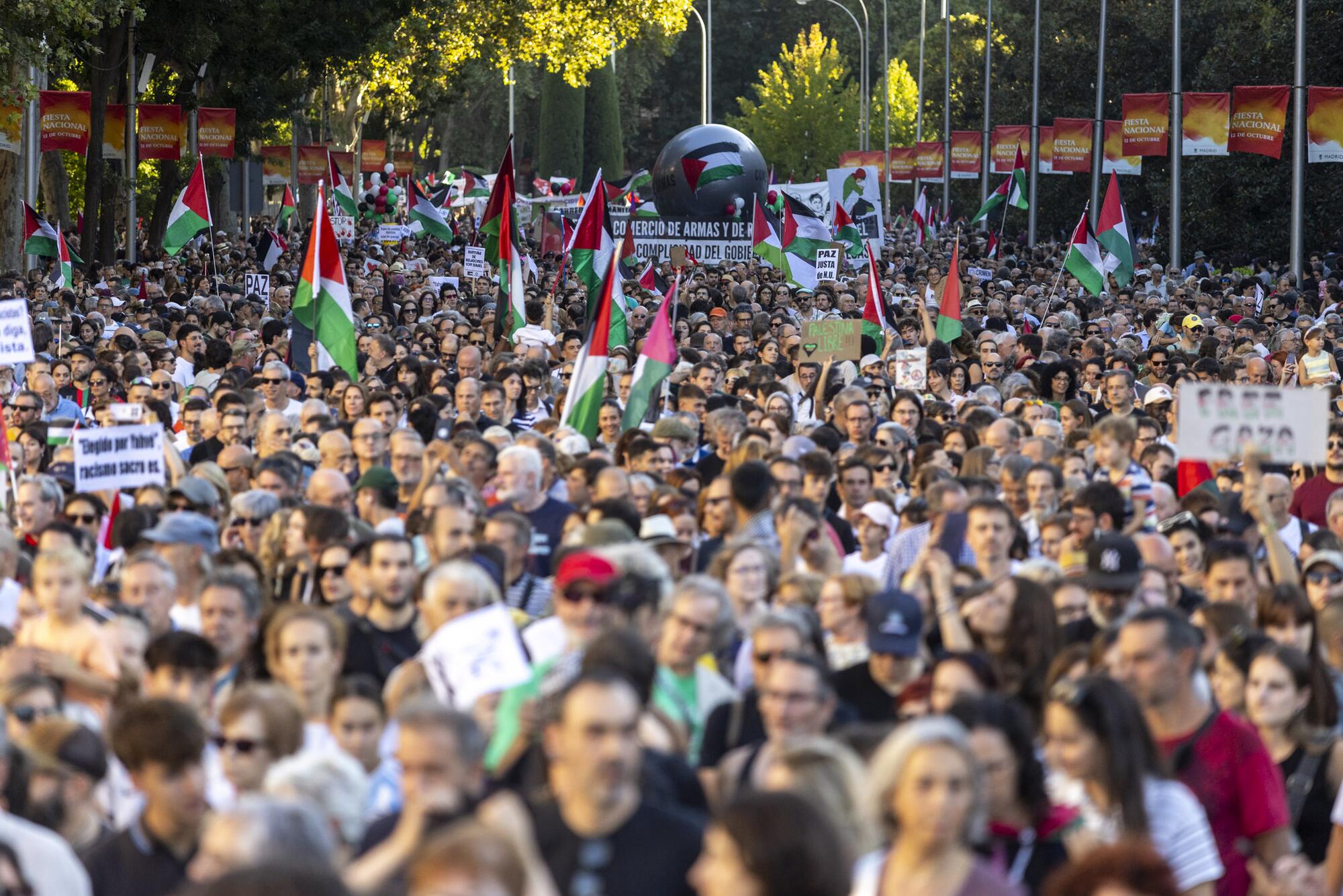 Manifestación Palestina 4 octubre Madrid - 2