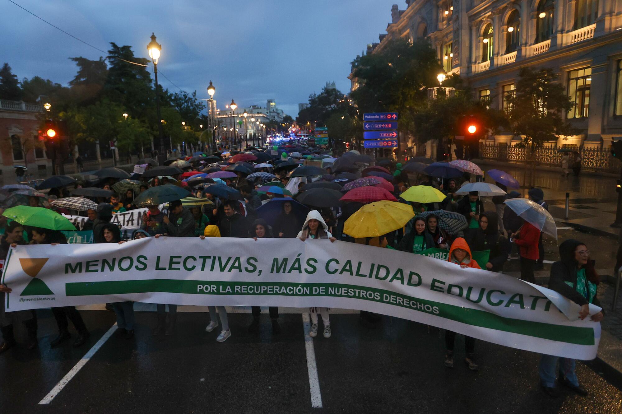 Manifestación del profesorado Huelga 29 Octubre - 11