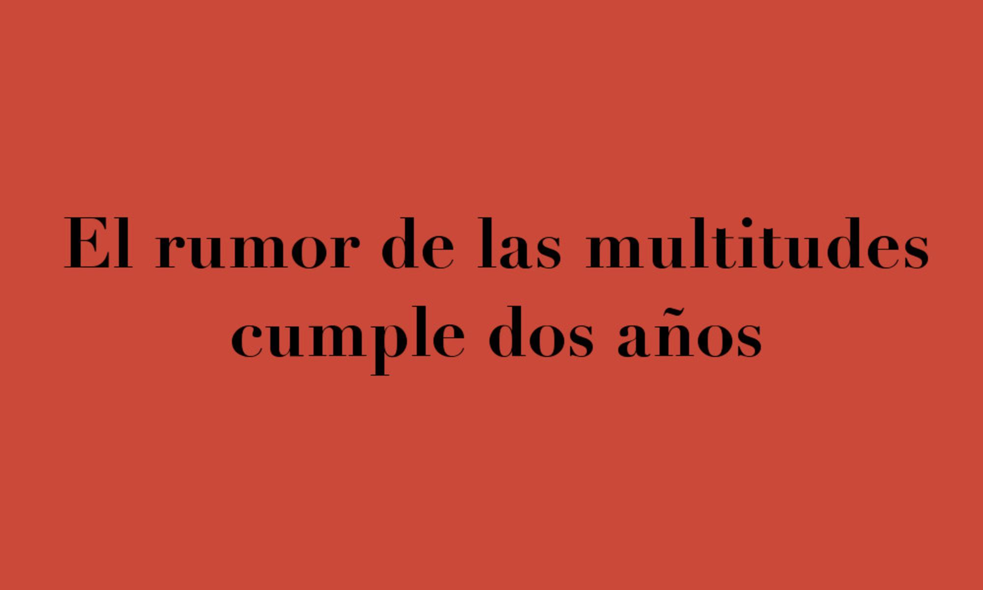 Rumor multitudes