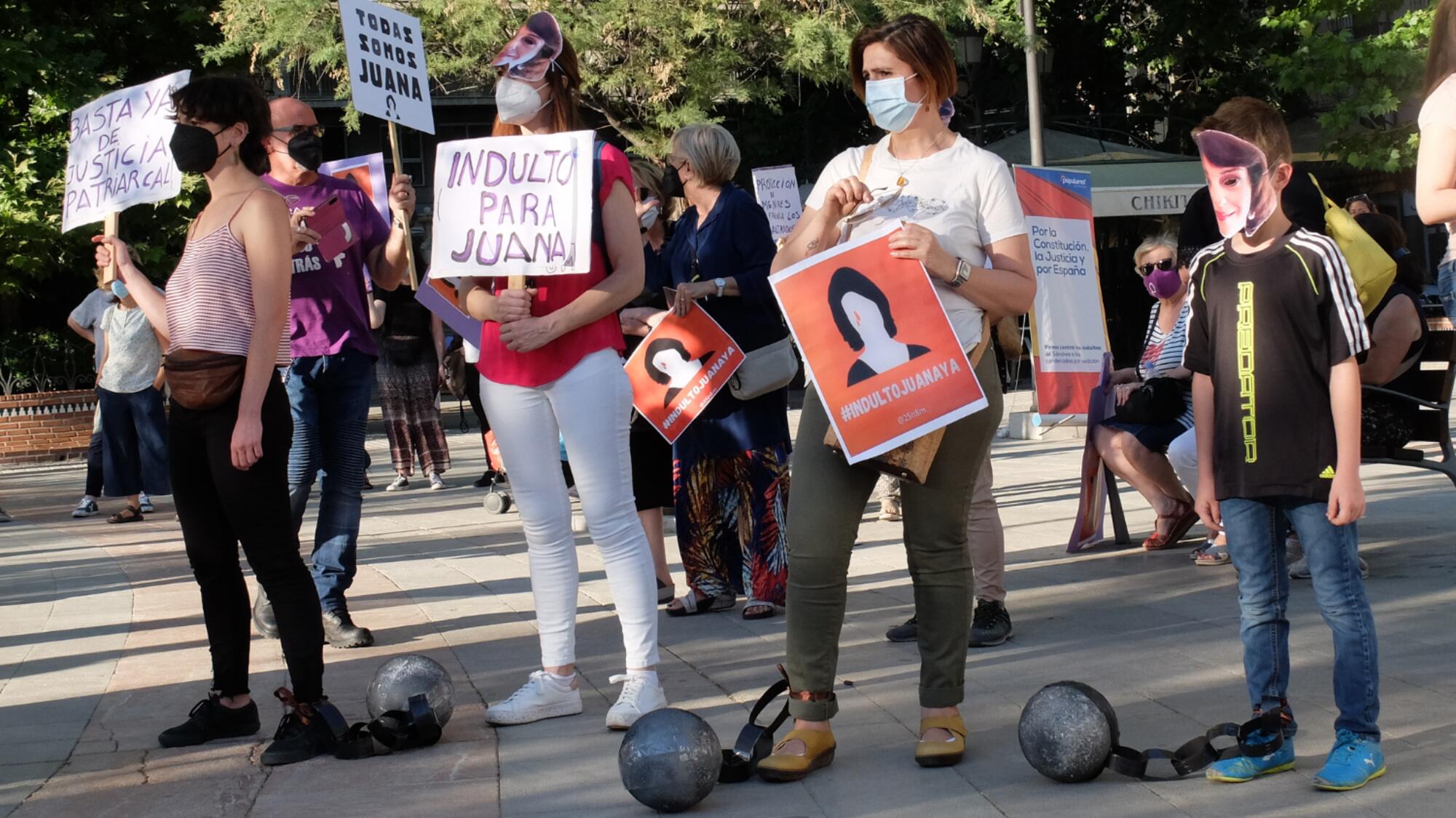 Manifestación por el indulto a Juana Rivas 2021