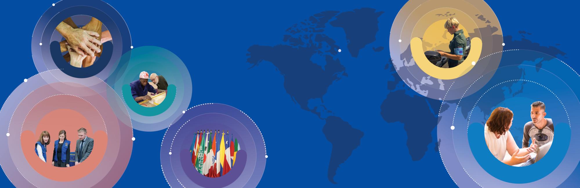 Imágenes de la web del Pacto Europeo de Inmigracicón y Asilo