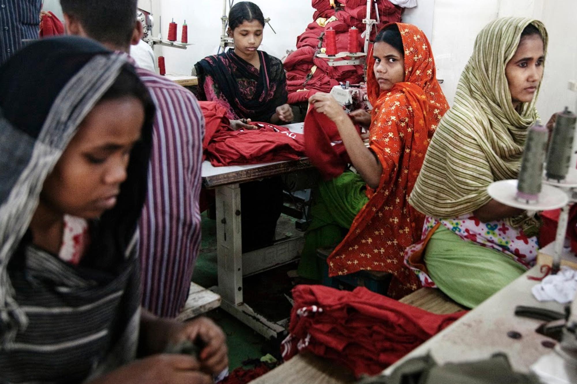 Bangladesh mujeres industria textil
