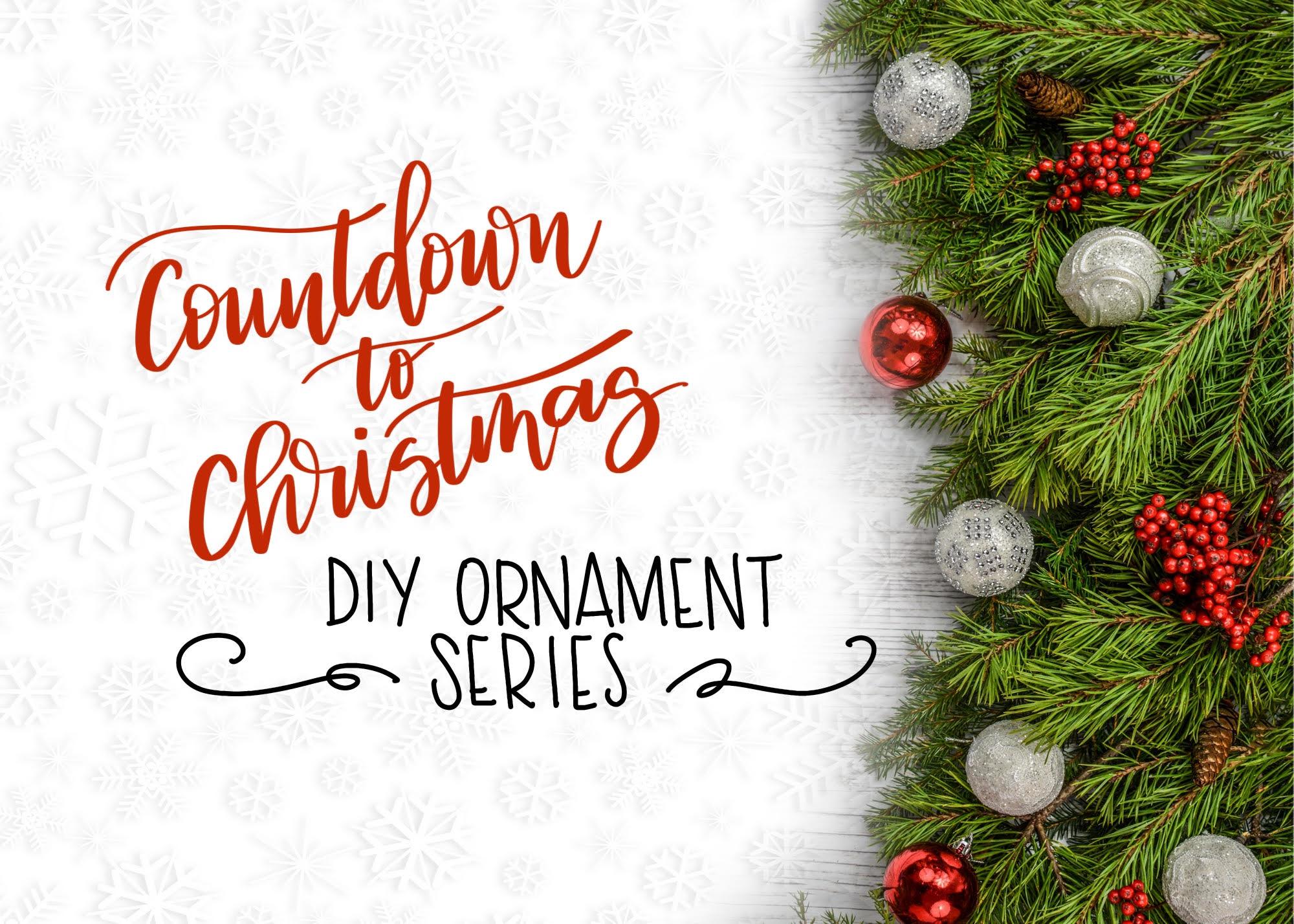 Imagen promocional de línea de adornos navideños vinculados al Countdown to Christmas