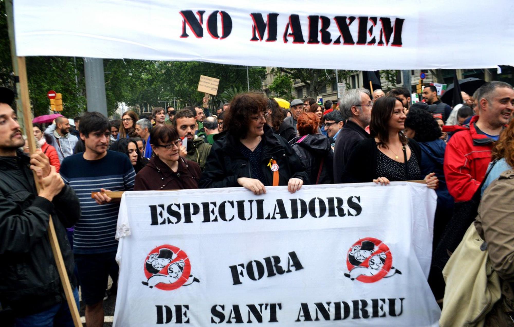 La lucha vecinal de la comunidad No Marxem y el barrio de Sant Andreu, en Barcelona, ha dado sus frutos.
