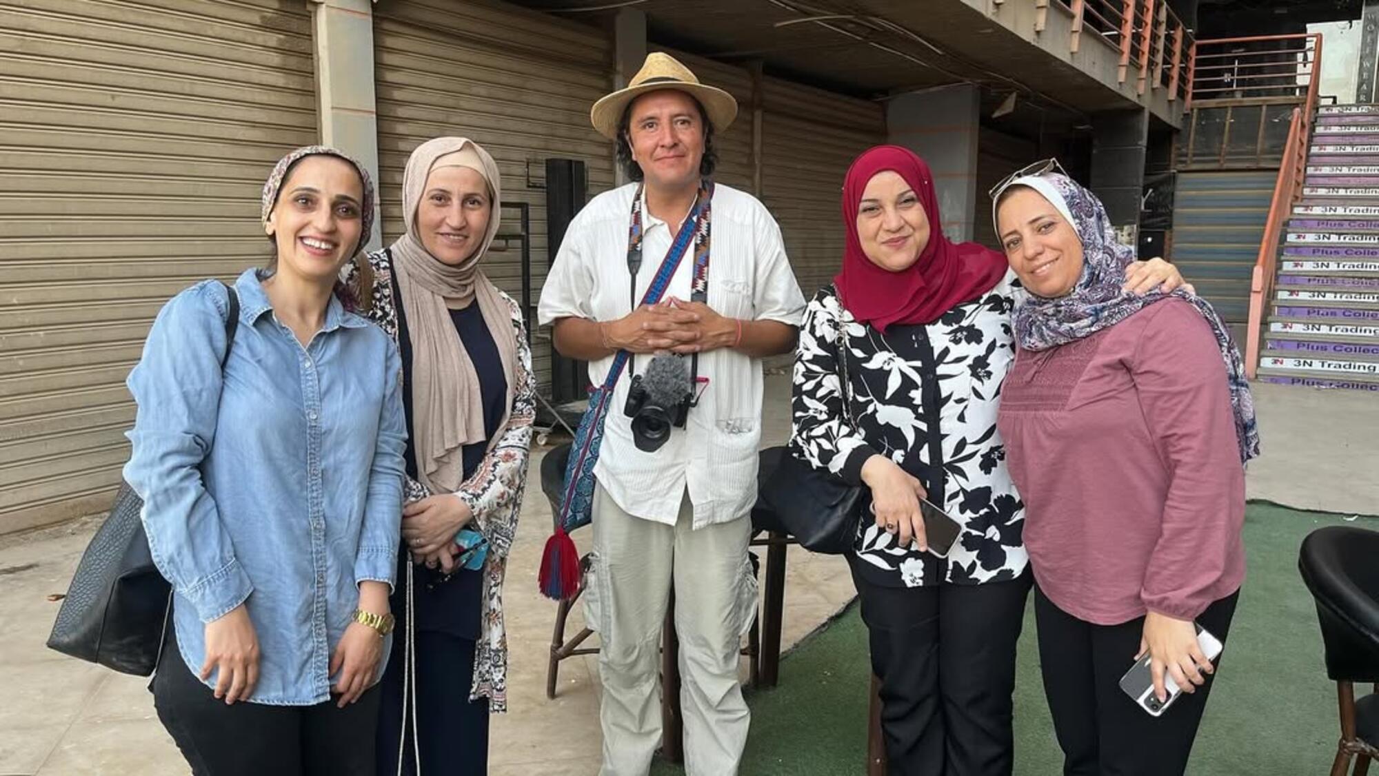 Abraza a Gaza Egipto