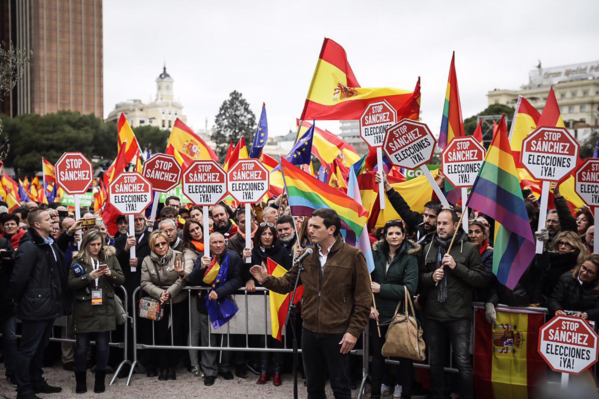 Manifestacion unidad España Ciudadanos