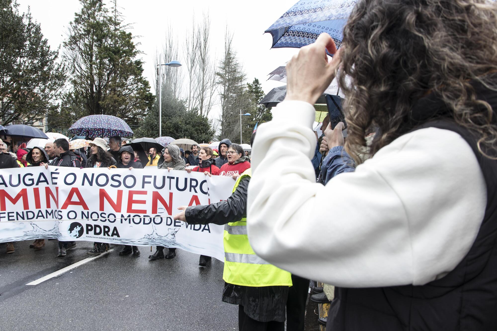 Manifestación A Pobra Altri Mina Touro - 7