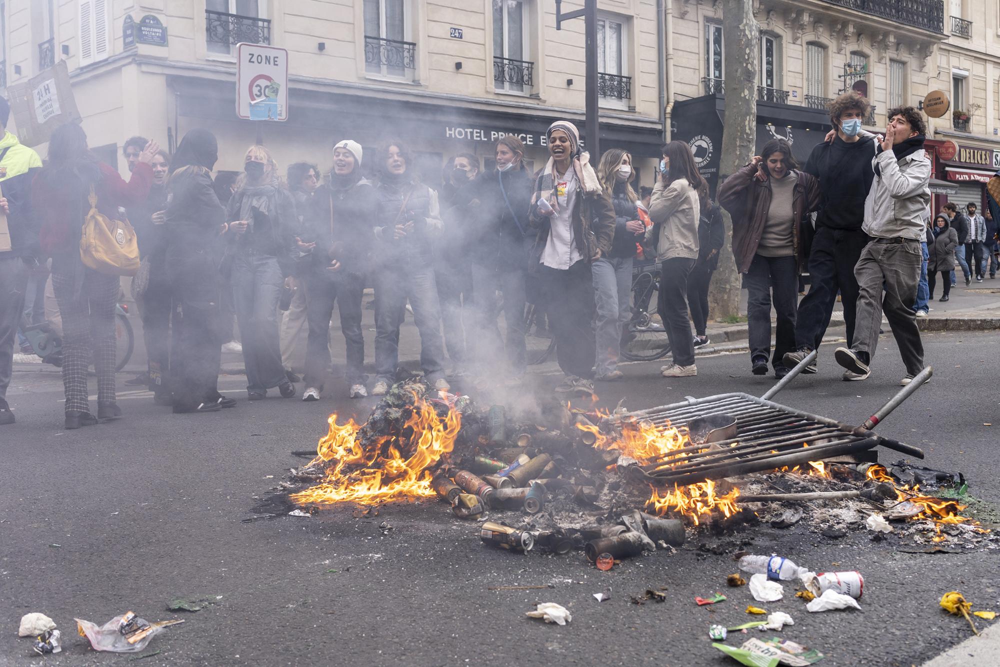 Movilizaciones en París contra la reforma de las jubilaciones - 14