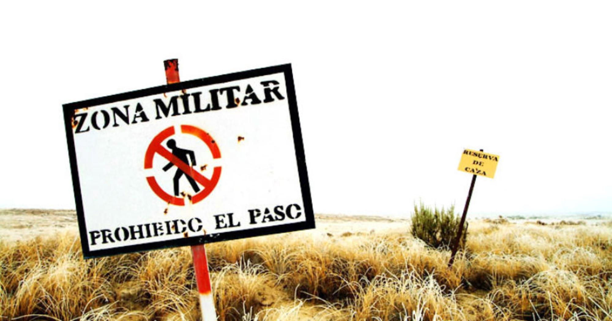Zona militar: prohibido el paso