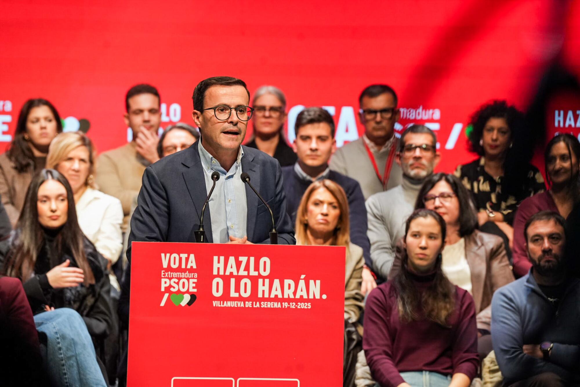 Miguel Ángel Gallardo psoe mitin