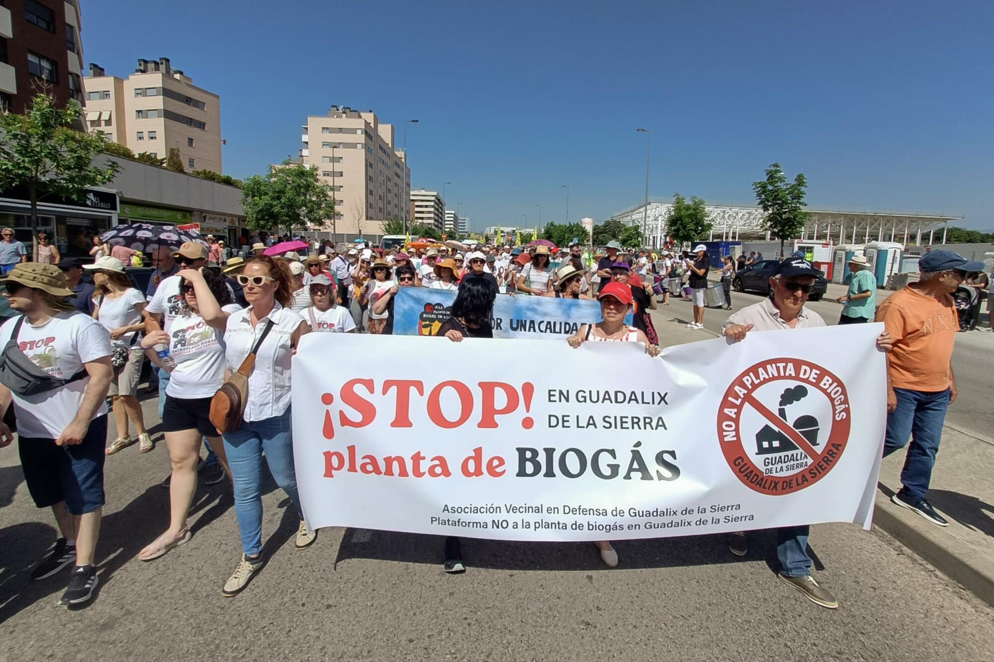 Manifestación Biogás Guadalix de la Sierra